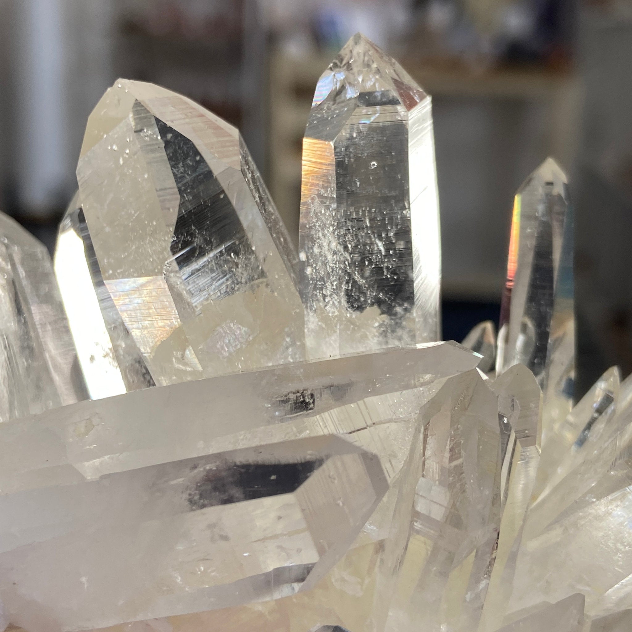 Penas Blancas Quartz Cluster - Alpha Lemurian Light - Colombia