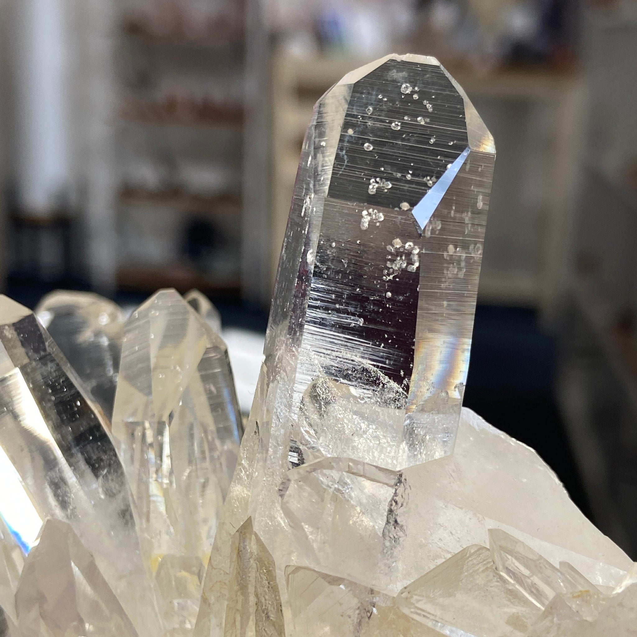 Penas Blancas Quartz Cluster - Alpha Lemurian Light - Colombia