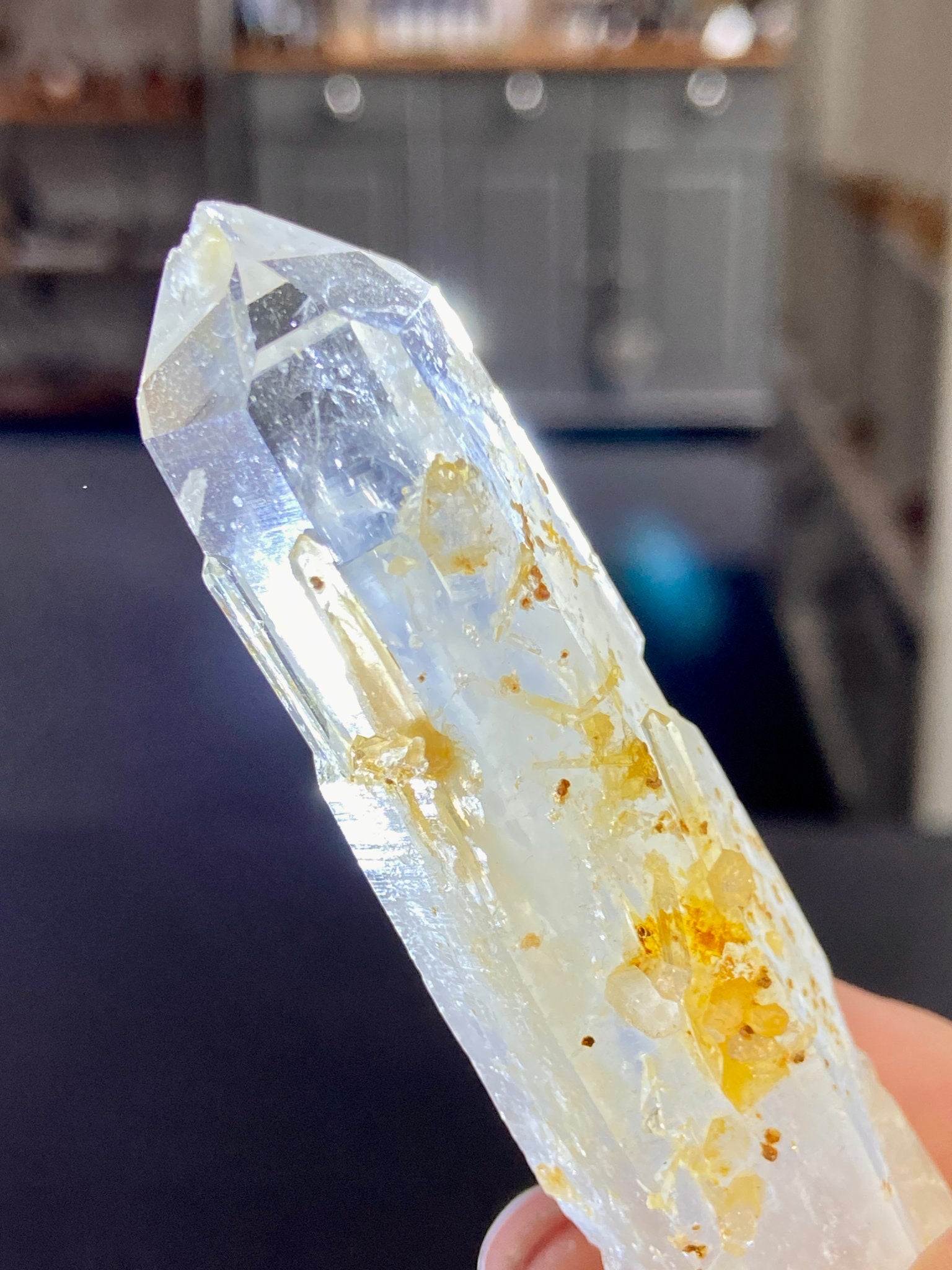 💙 Blue Smoke Lemurian Light – Colombia