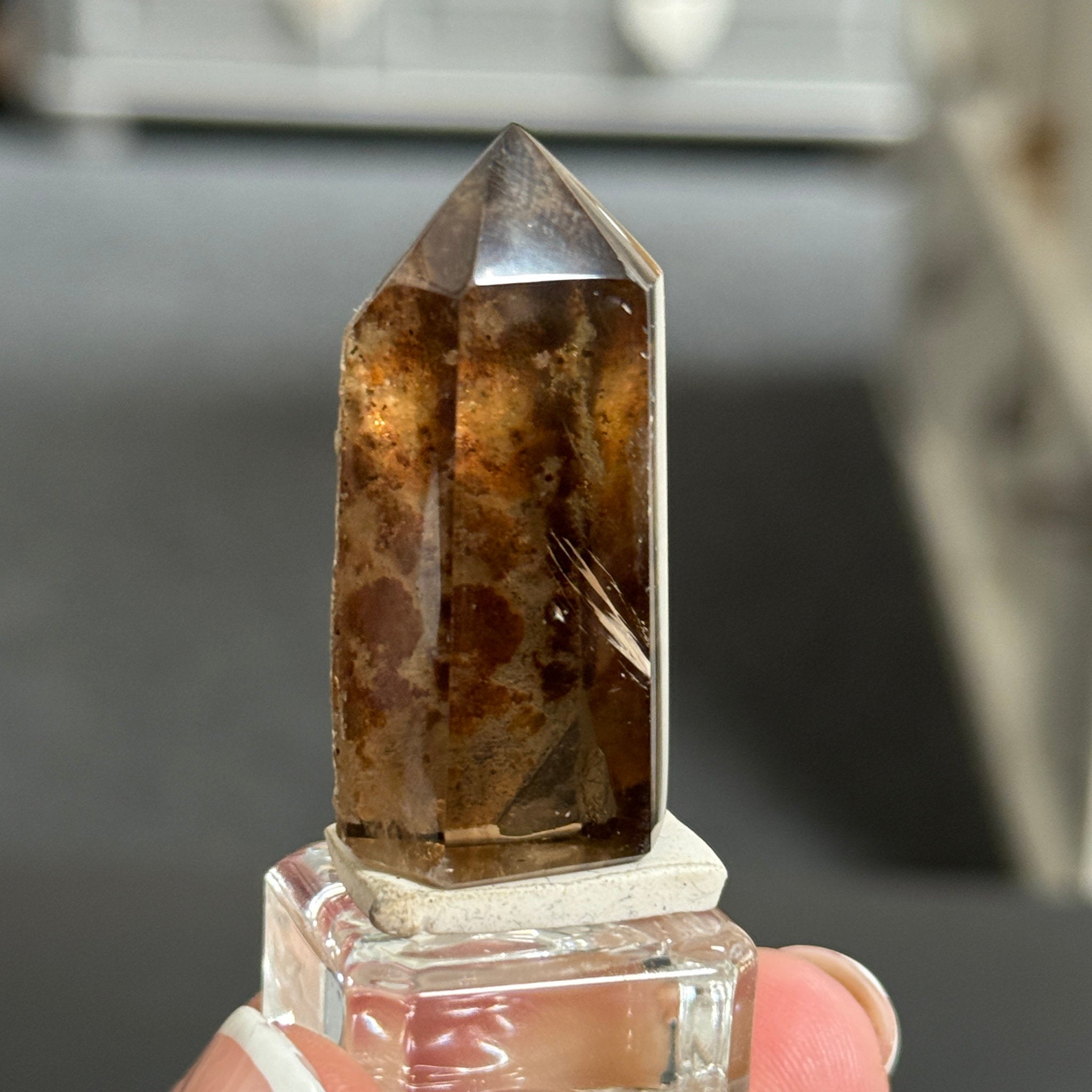 🤎 Smoky Quartz Crystal with Inclusions – Madagascar