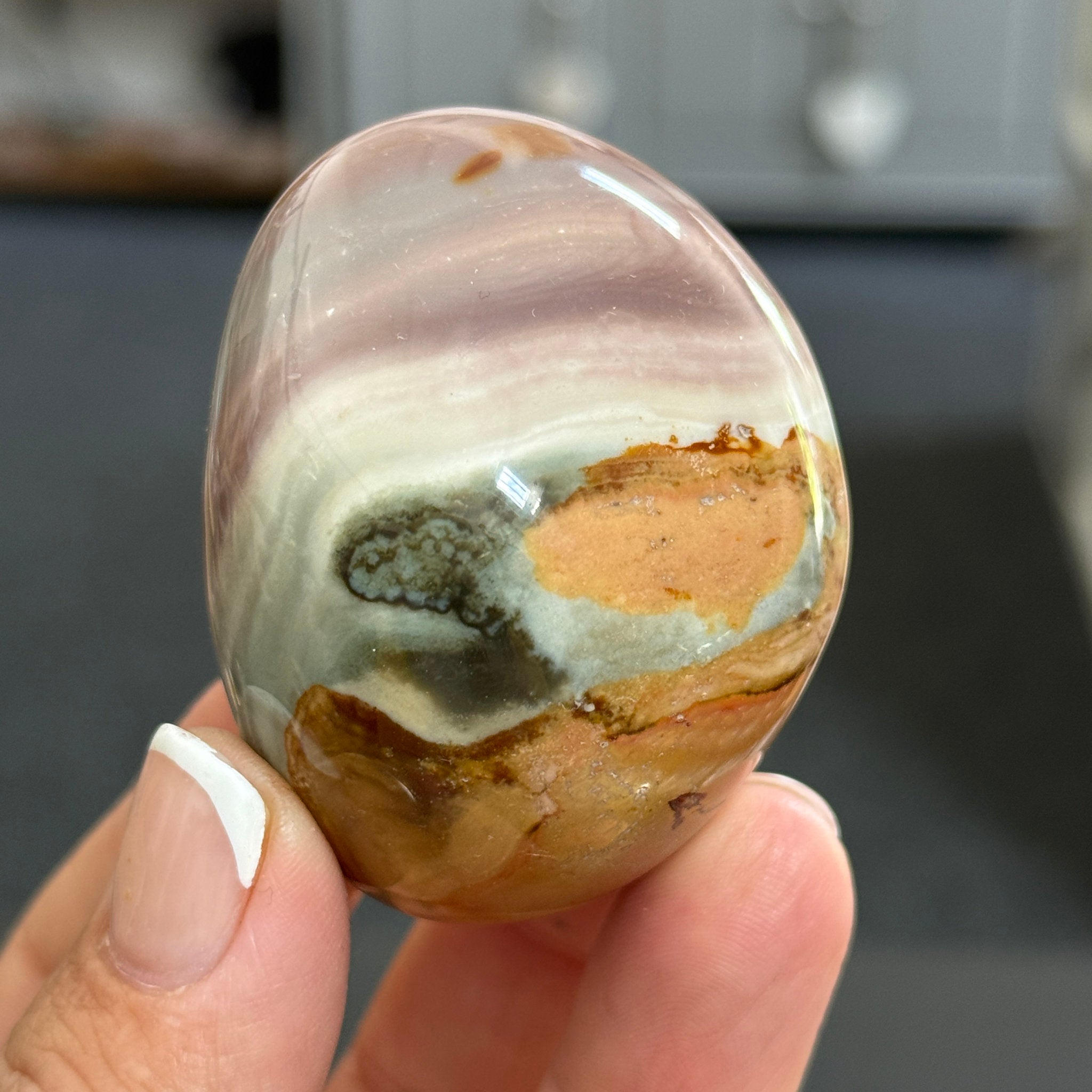 Polychrome Jasper Palmstone