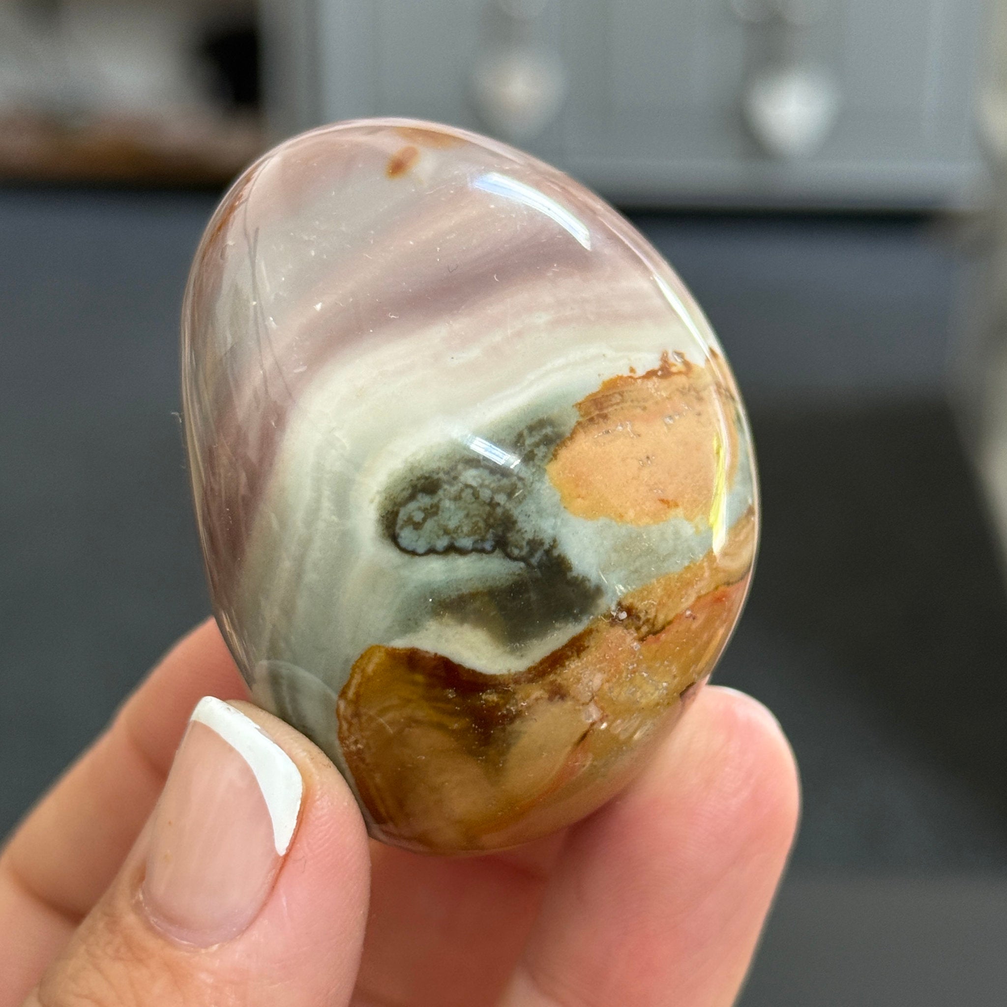 Polychrome Jasper Palmstone
