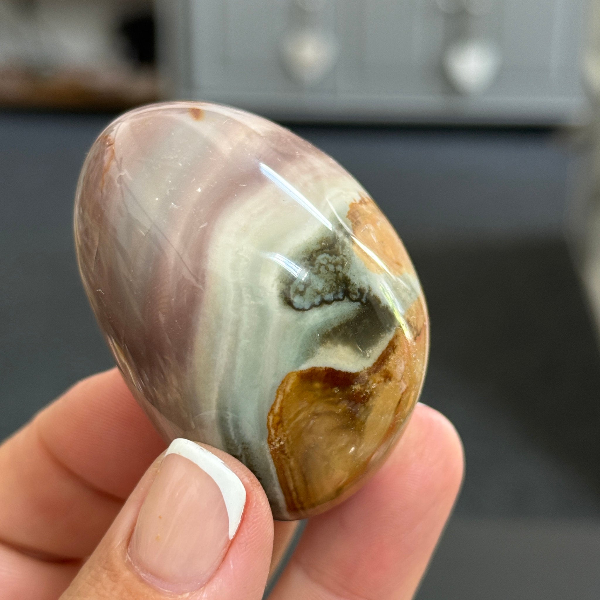 Polychrome Jasper Palmstone