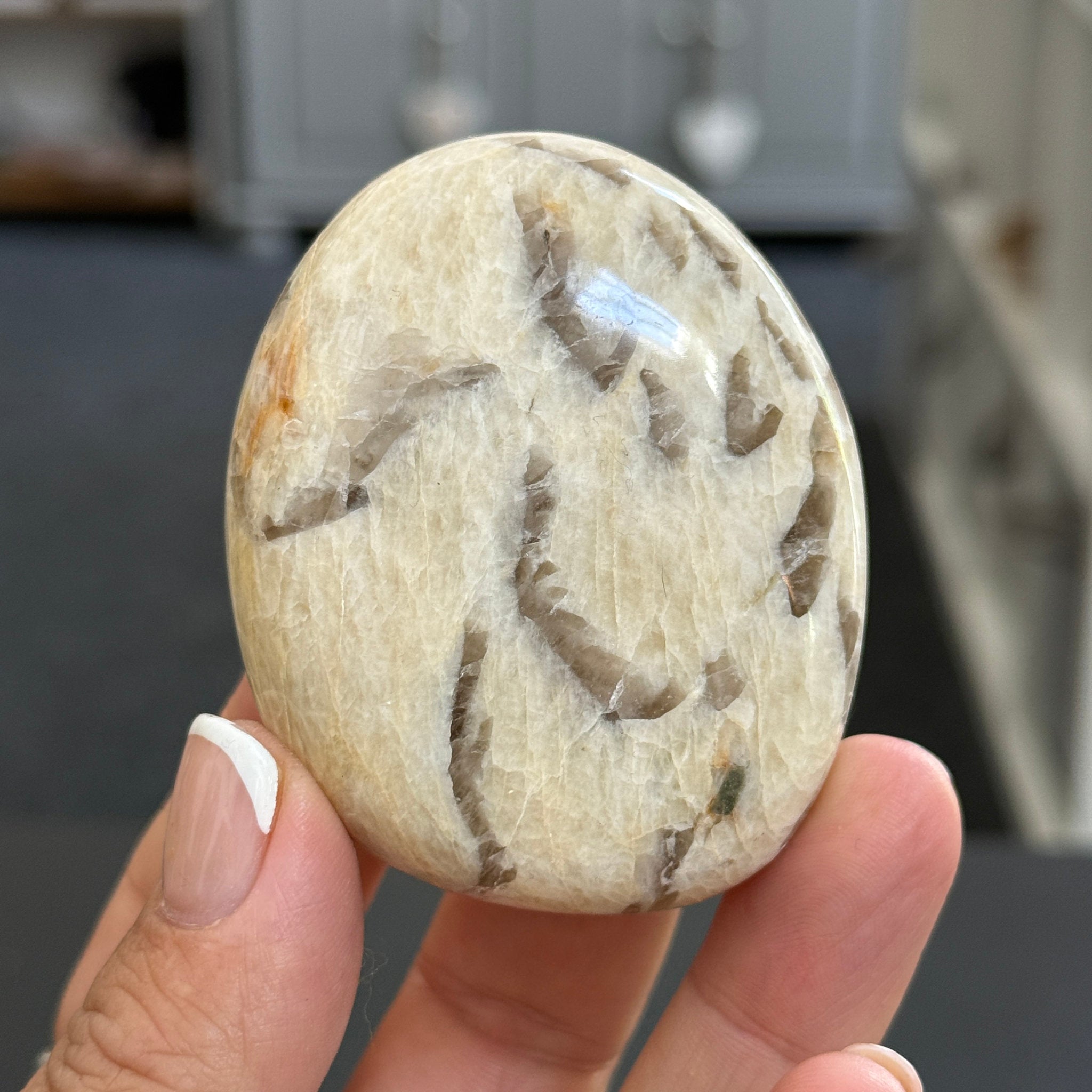 Zebradorite - Graphic Feldspar Palmstone