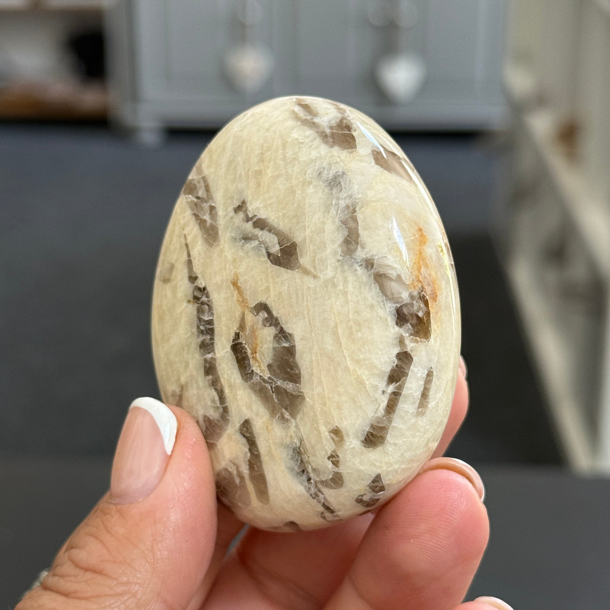 Zebradorite - Graphic Feldspar Palmstone