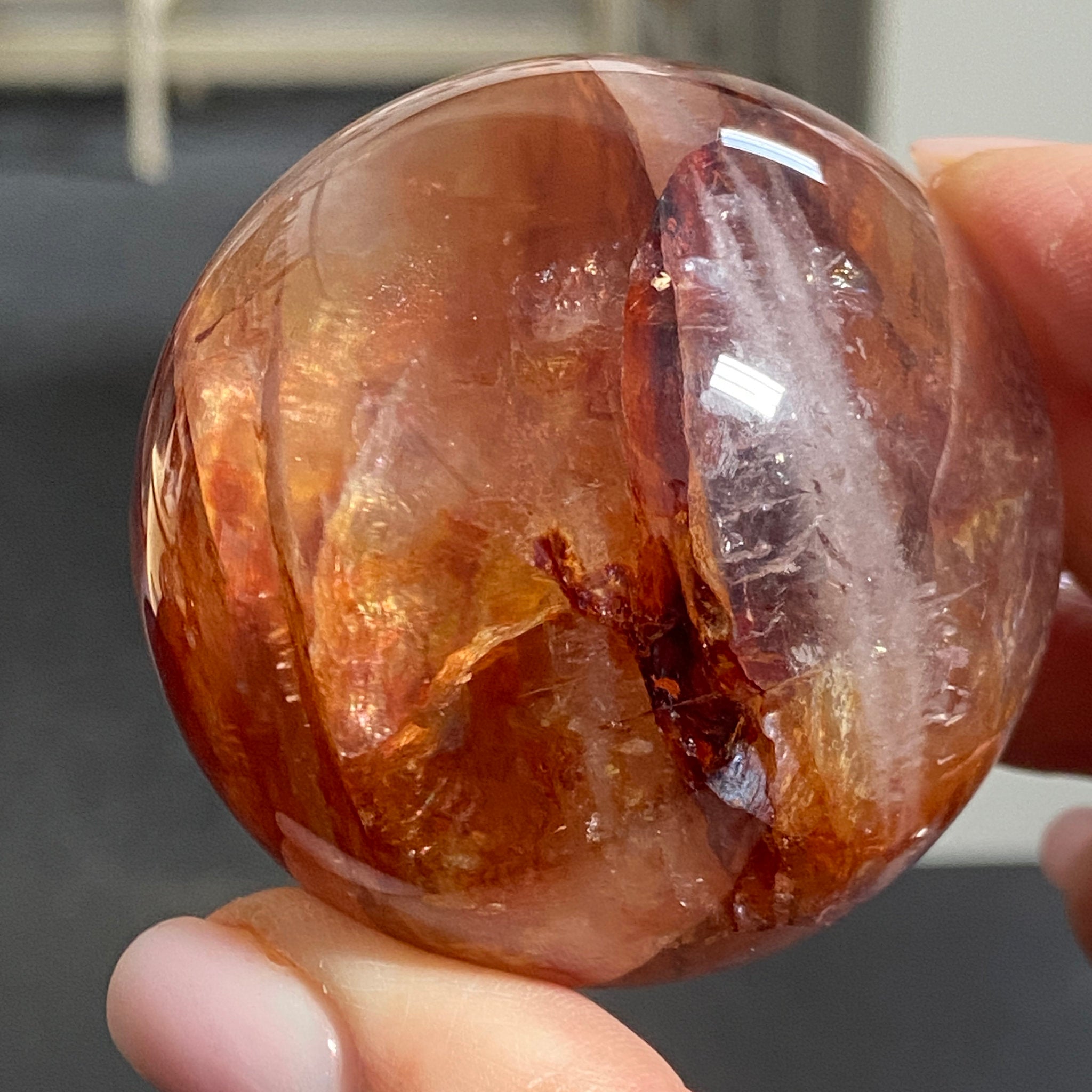 Phoenix Fire Quartz Sphere – Brazil