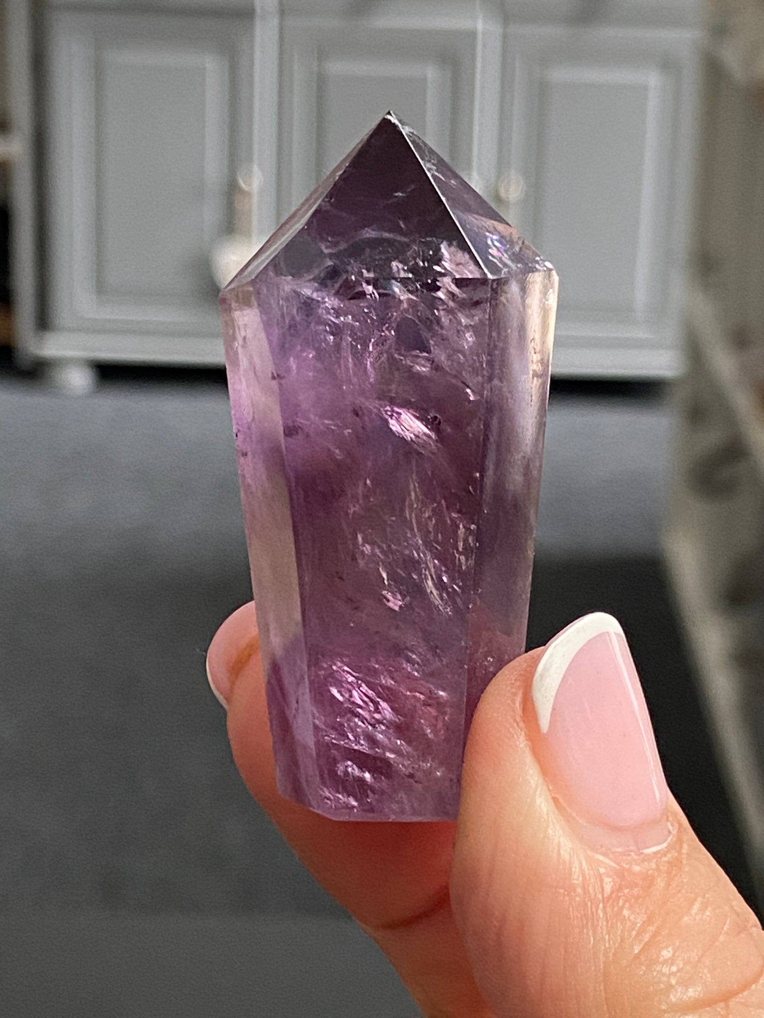 🔮 Smoky Amethyst Phantom Tower – Brazil