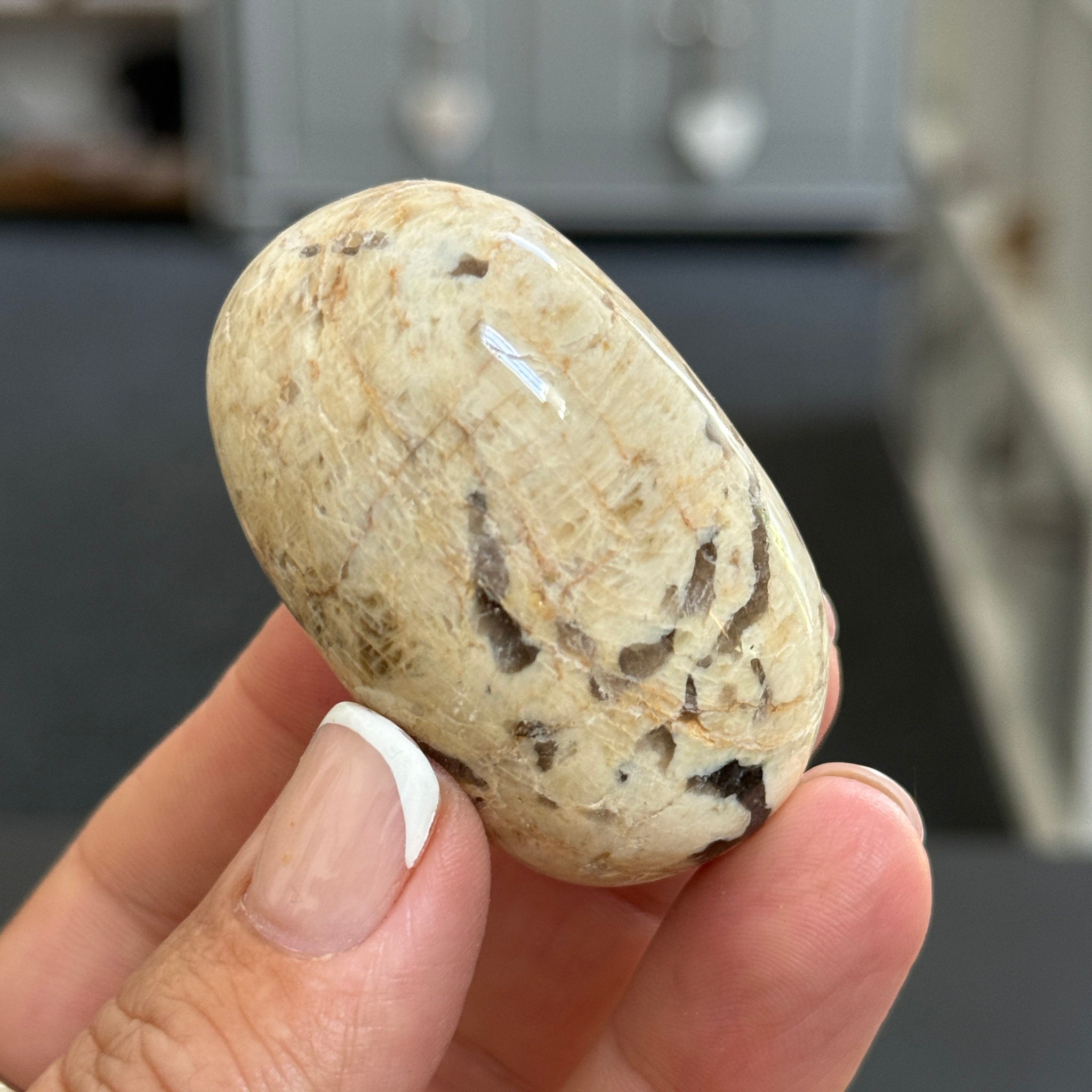 Zebradorite - Graphic Feldspar Palmstone