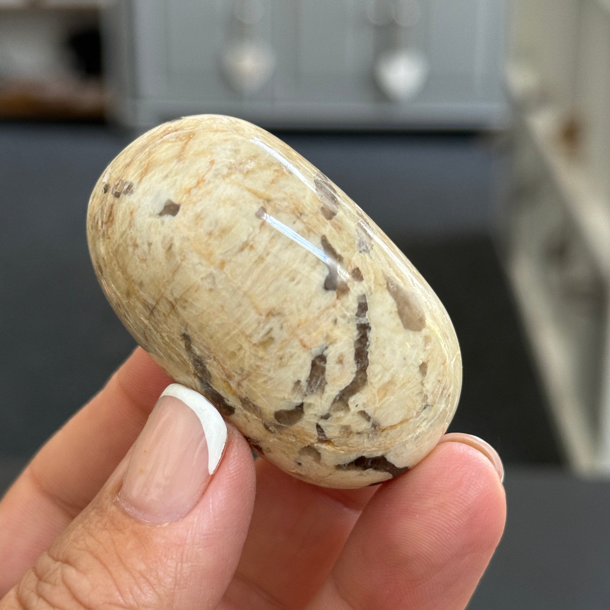 Zebradorite - Graphic Feldspar Palmstone