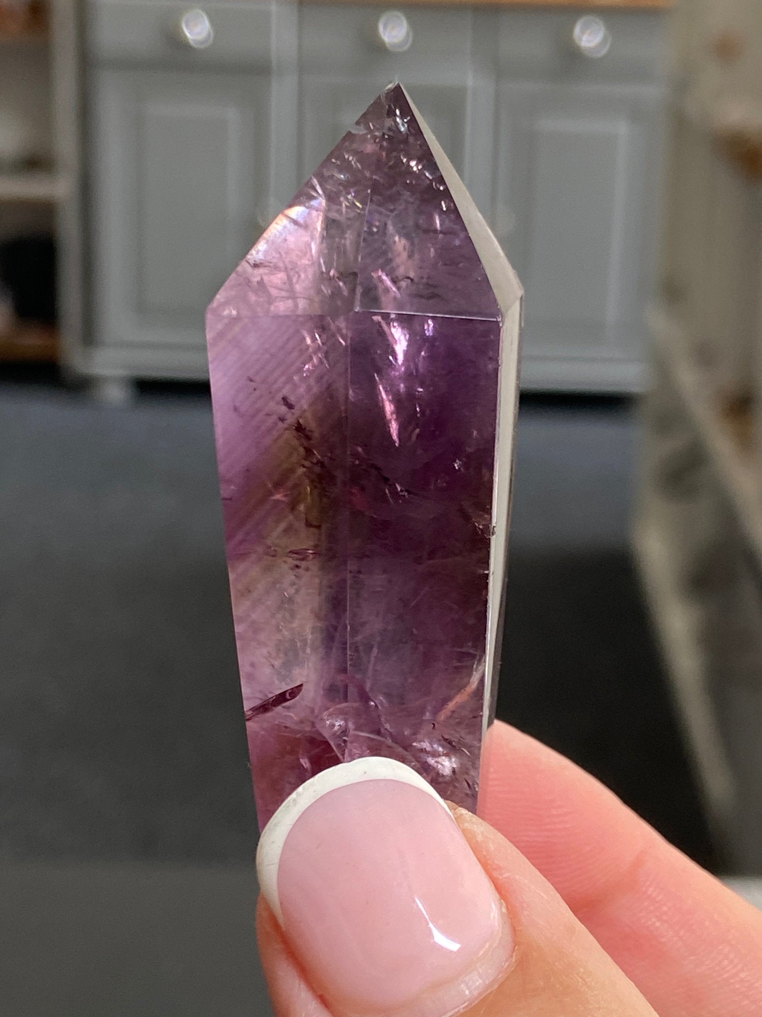 🔮 Smoky Amethyst Phantom Tower – Brazil