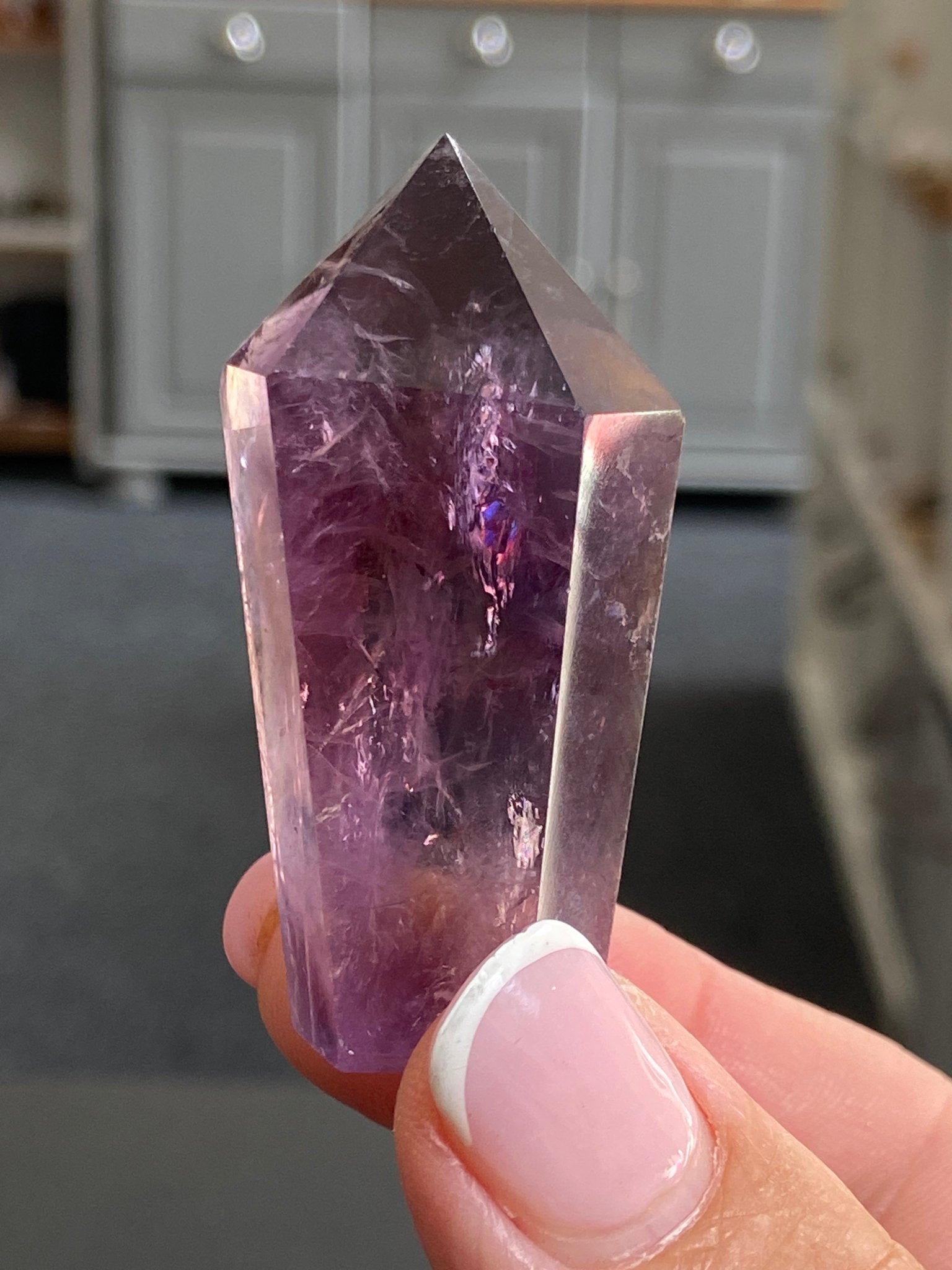 🔮 Smoky Amethyst Phantom Tower – Brazil