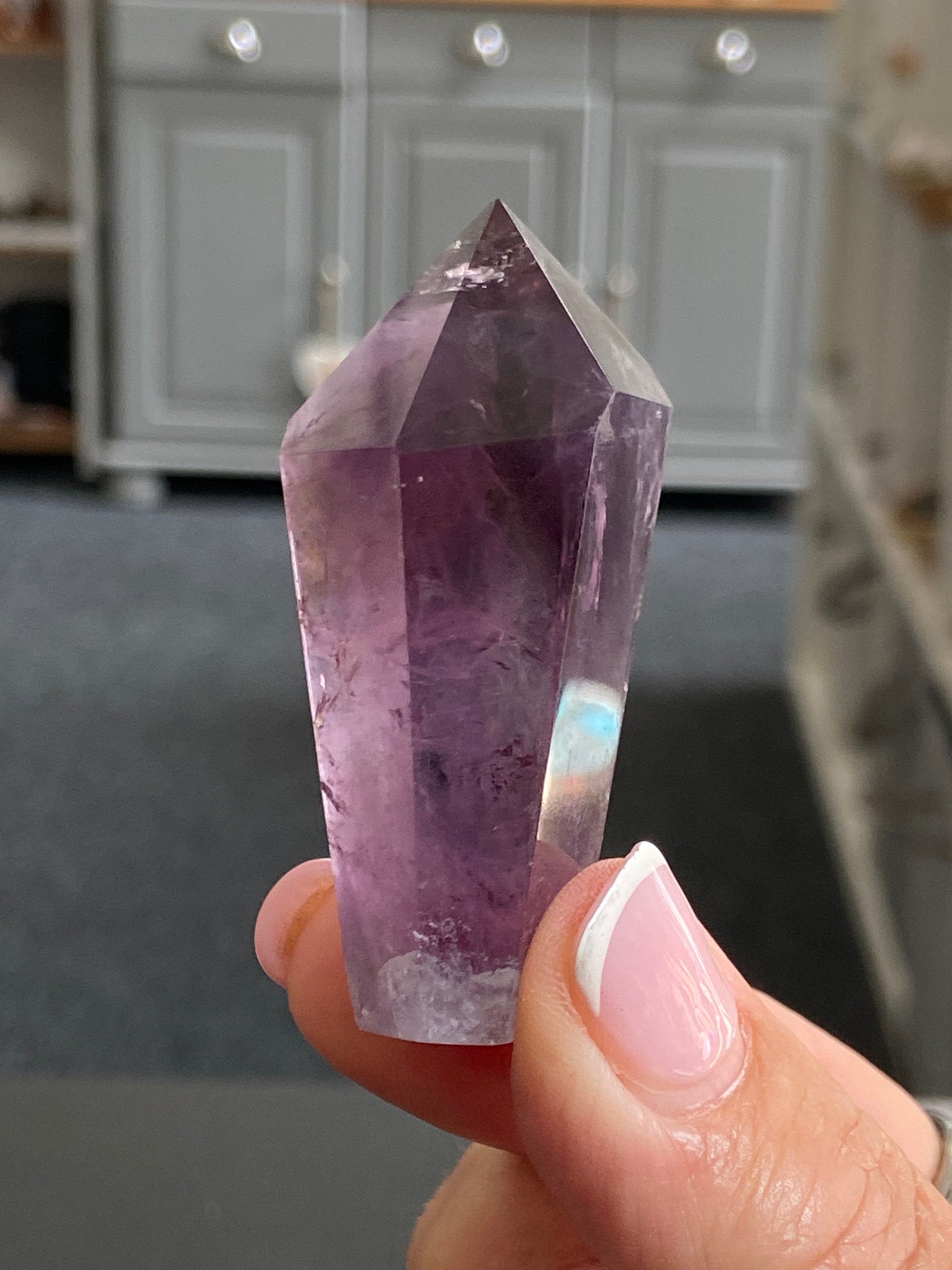 🔮 Smoky Amethyst Phantom Tower – Brazil