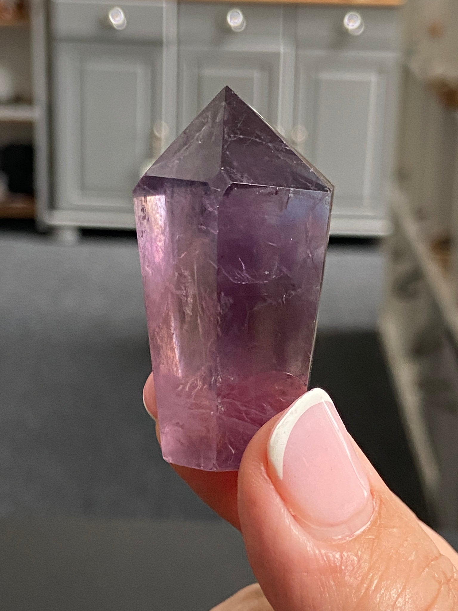 🔮 Smoky Amethyst Phantom Tower – Brazil