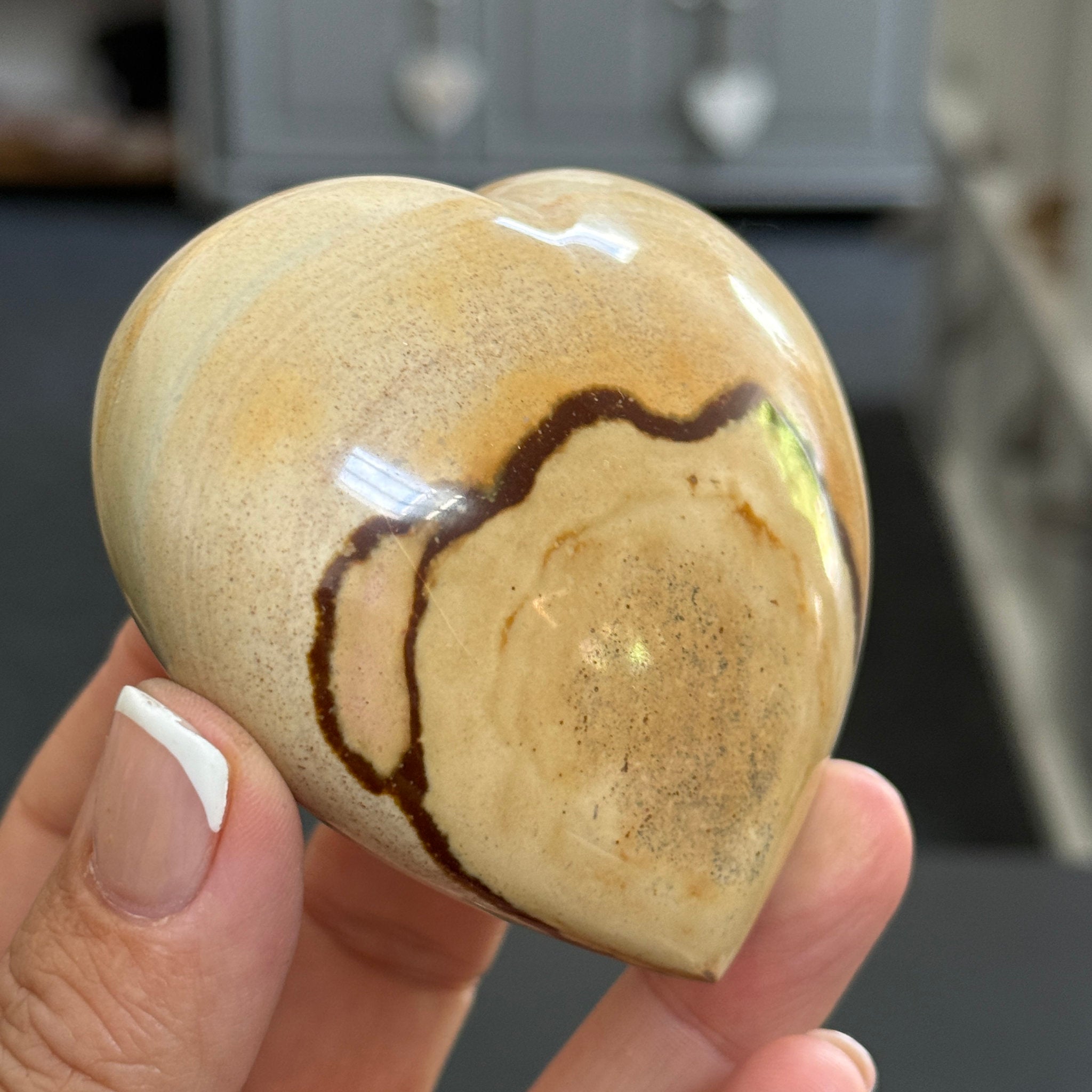 Polychrome Jasper Heart