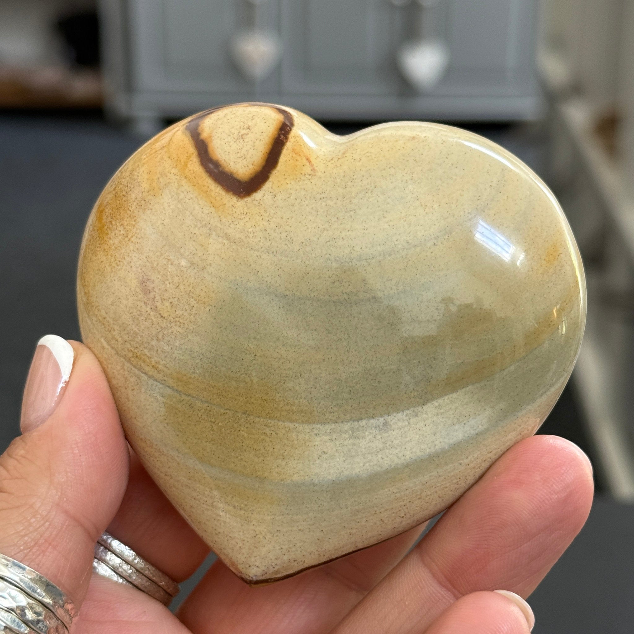 Polychrome Jasper Heart