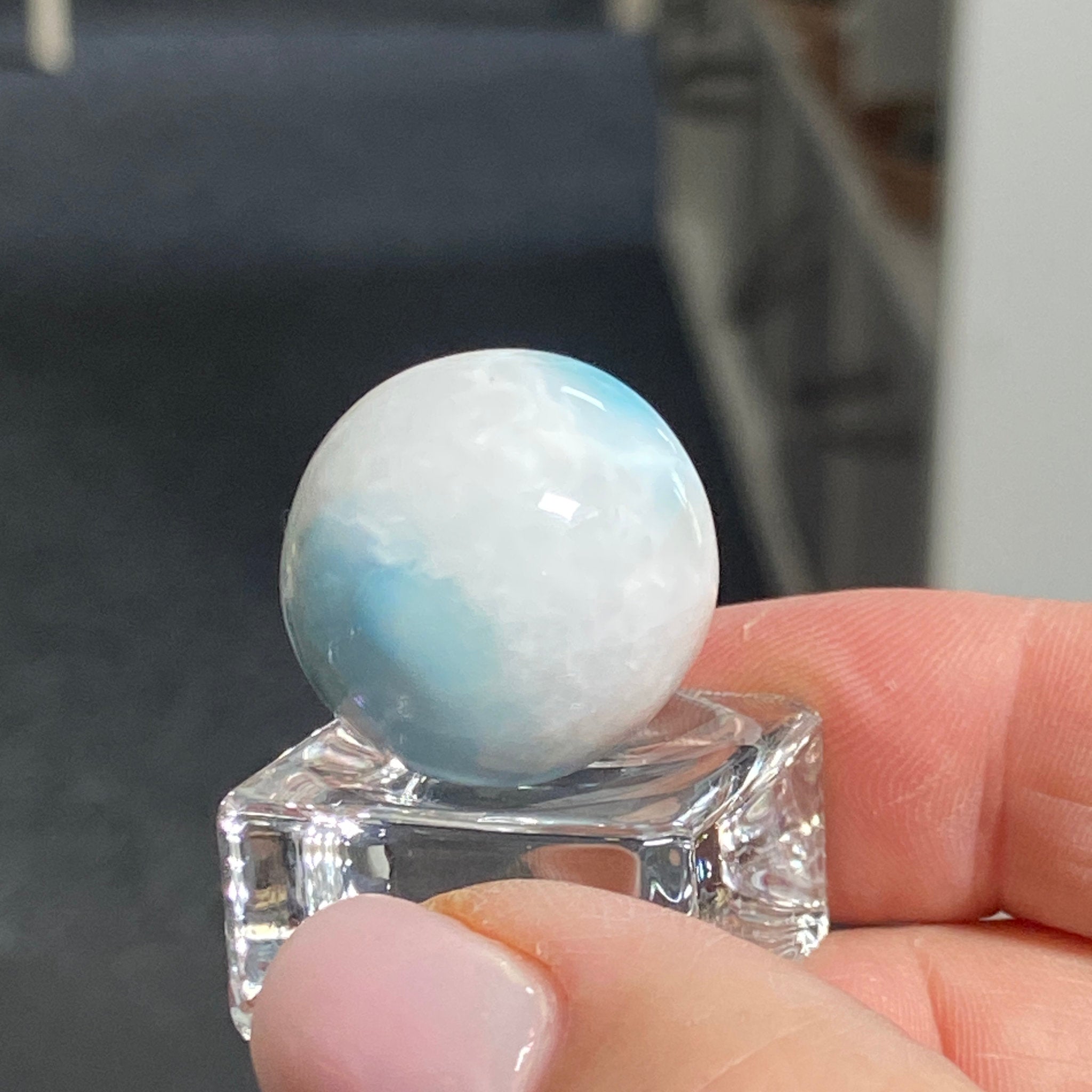 Larimar Sphere – Dominican Republic