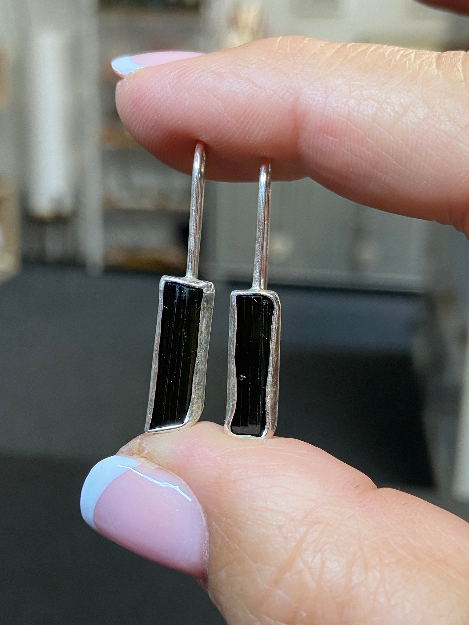 Green Tourmaline Earrings – Bespoke by Song of the Sea