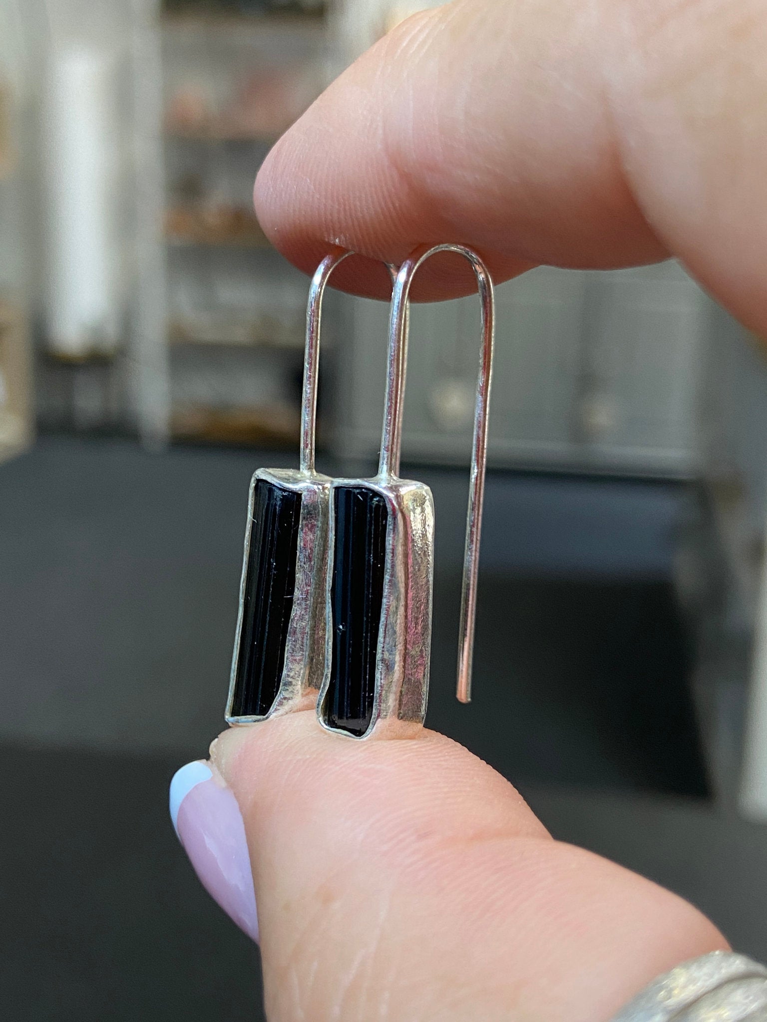 Green Tourmaline Earrings – Bespoke by Song of the Sea
