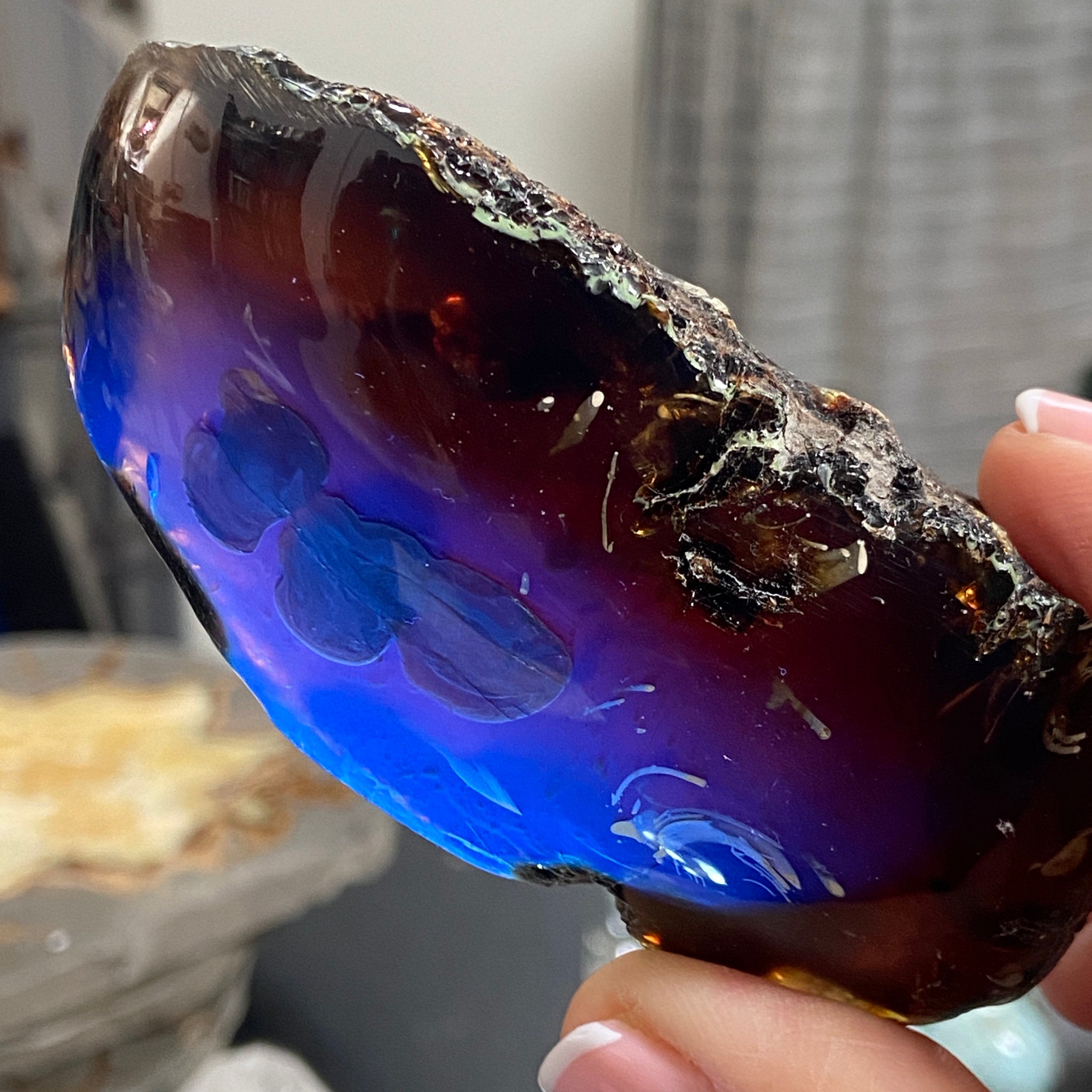 Blue Amber - Sulawesi, Indonesia