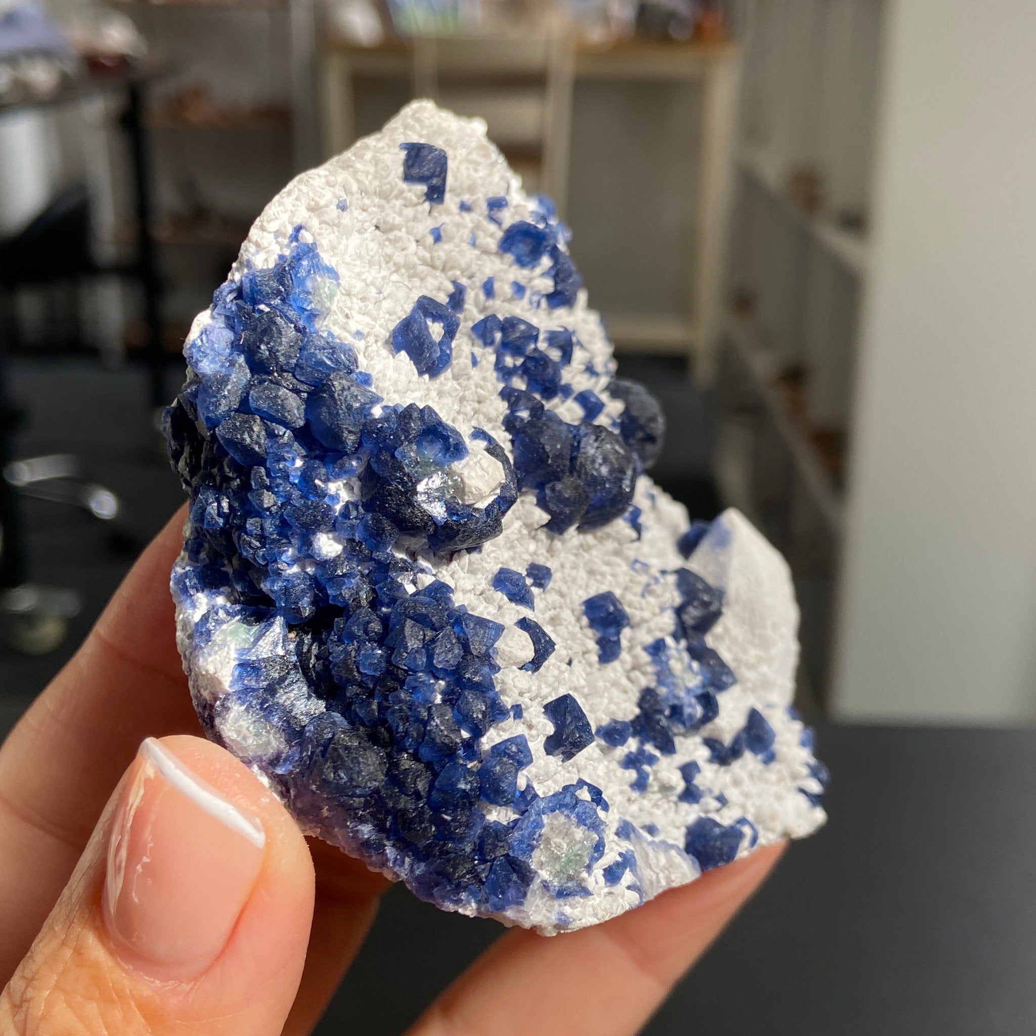 Blueberry Fluorite - Inner Mongolia