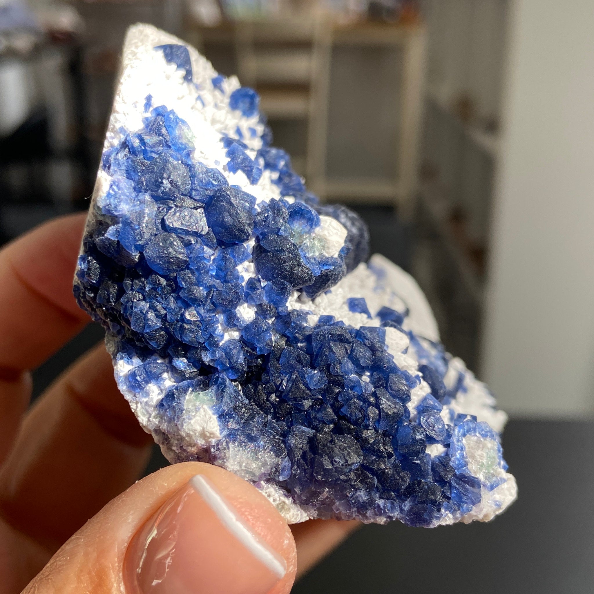 Blueberry Fluorite - Inner Mongolia