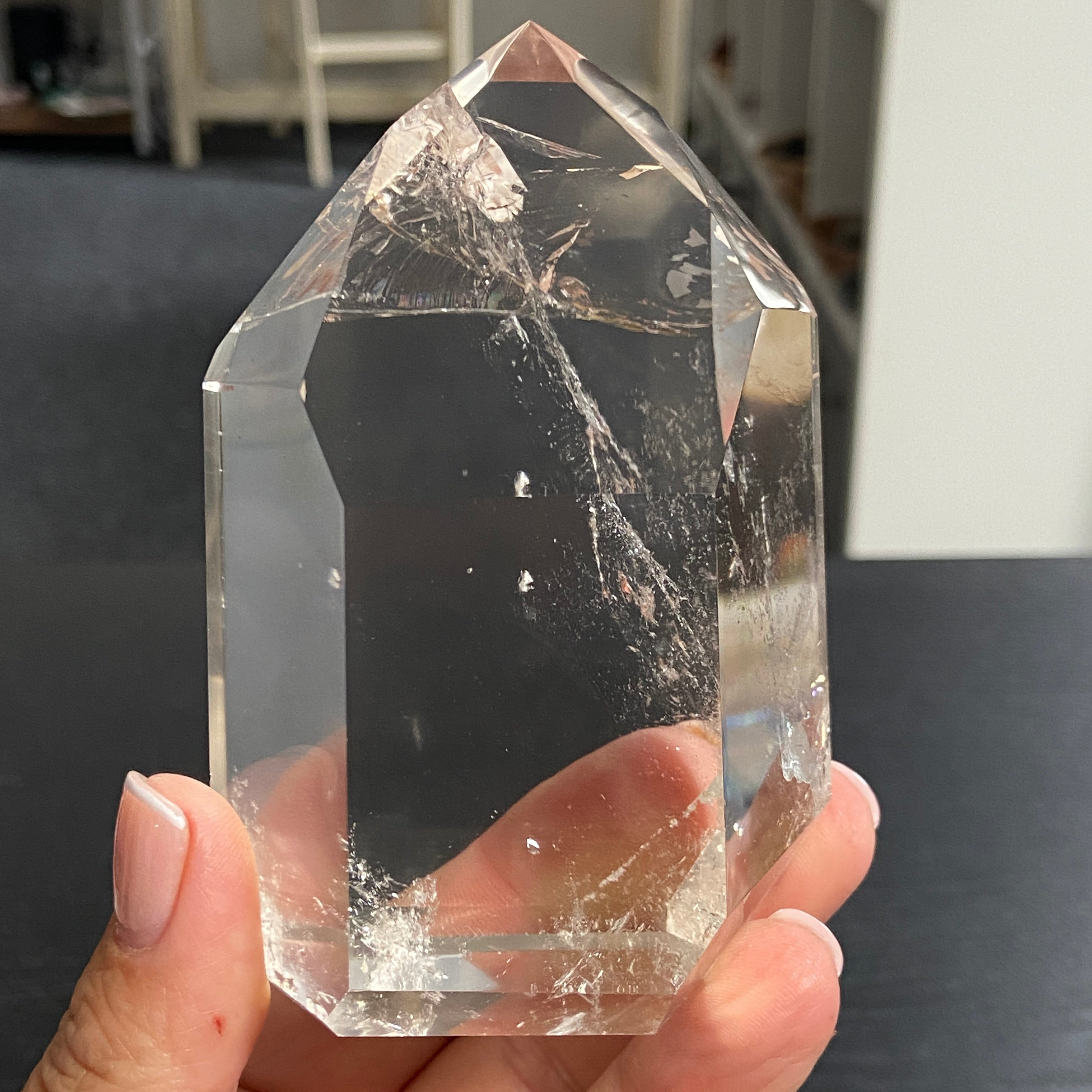 AA Standing Clear Quartz Point – Brazil
