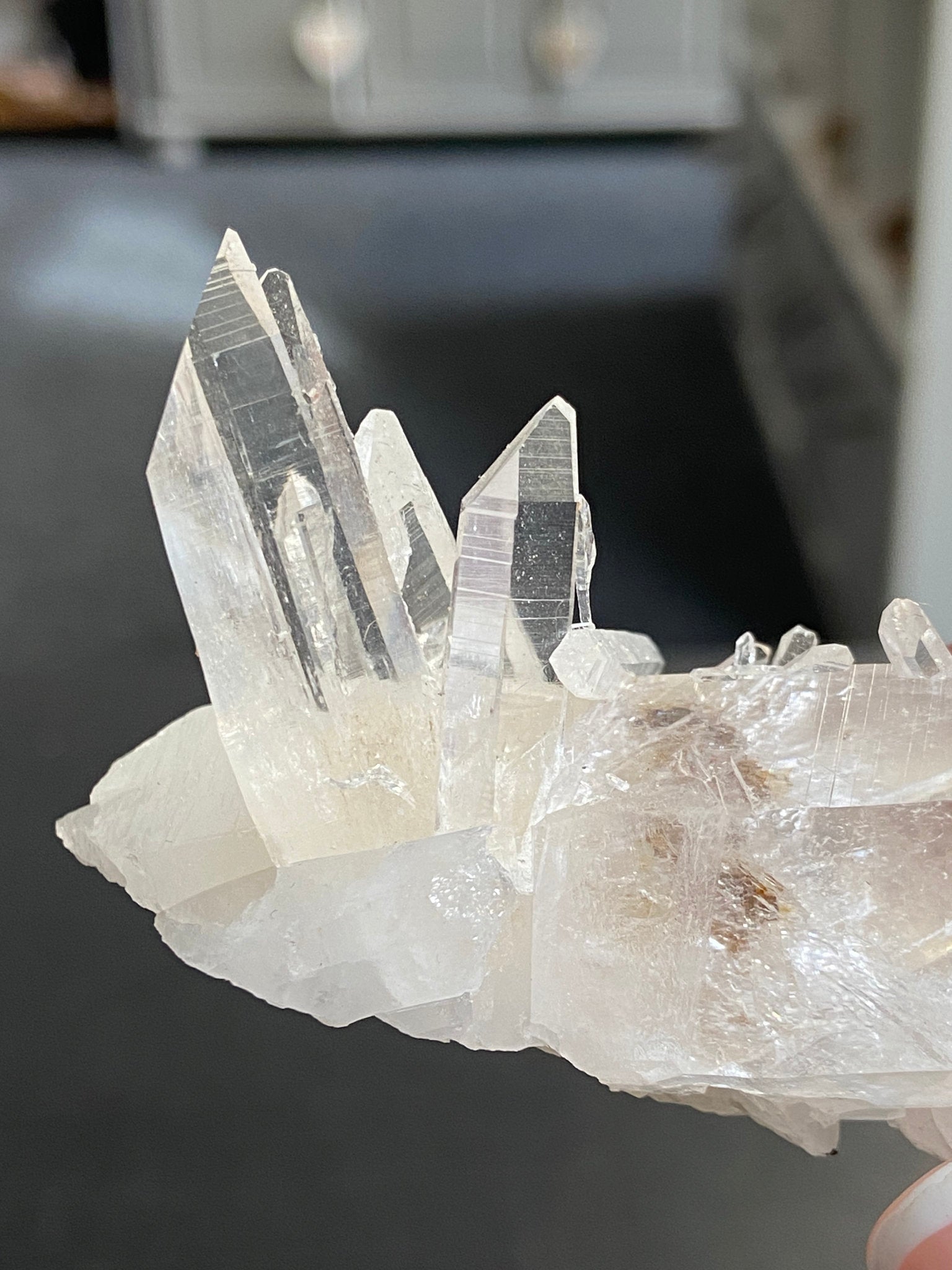 Lemurian Light Quartz Cluster