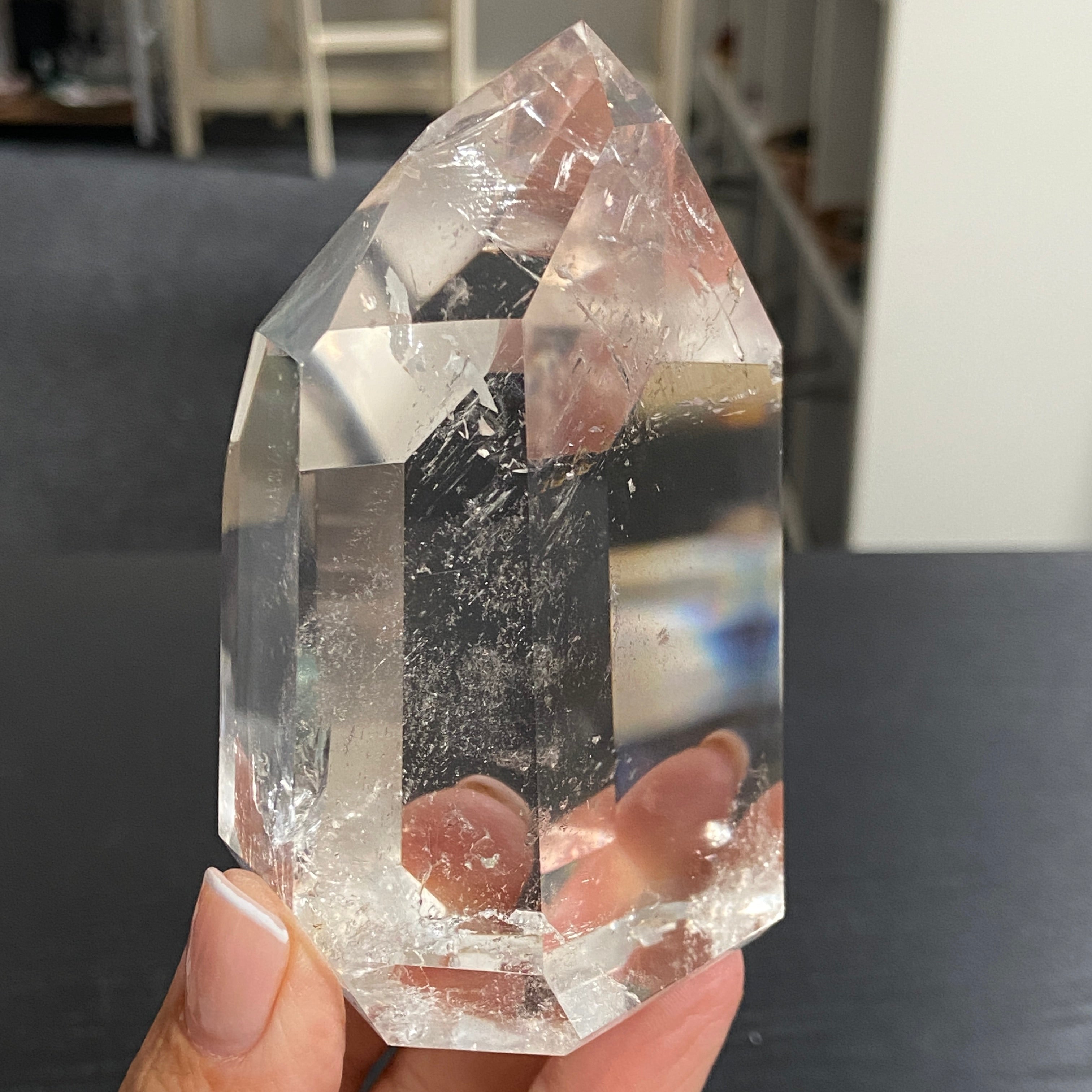 AA Standing Clear Quartz Point – Brazil