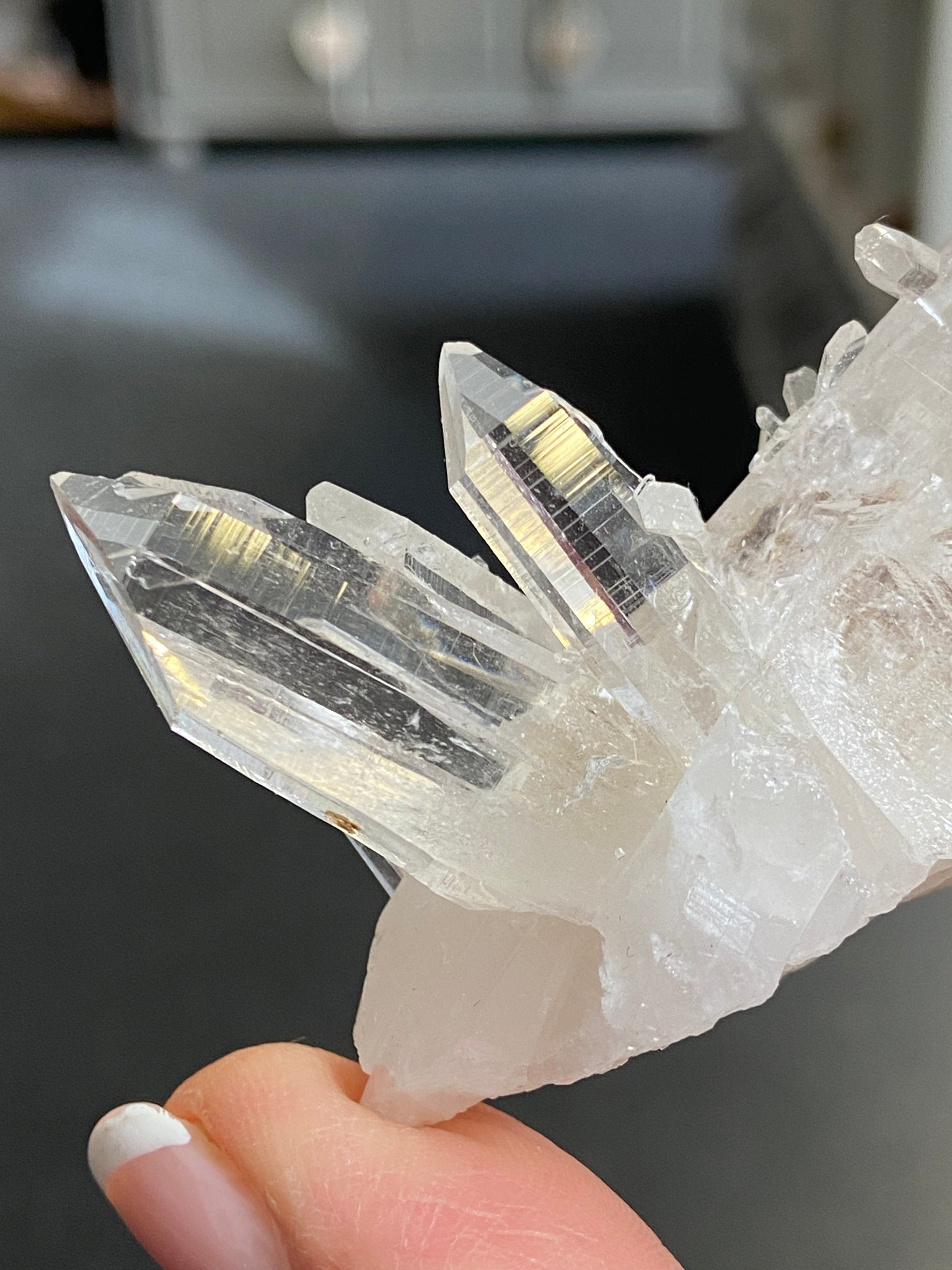 Lemurian Light Quartz Cluster