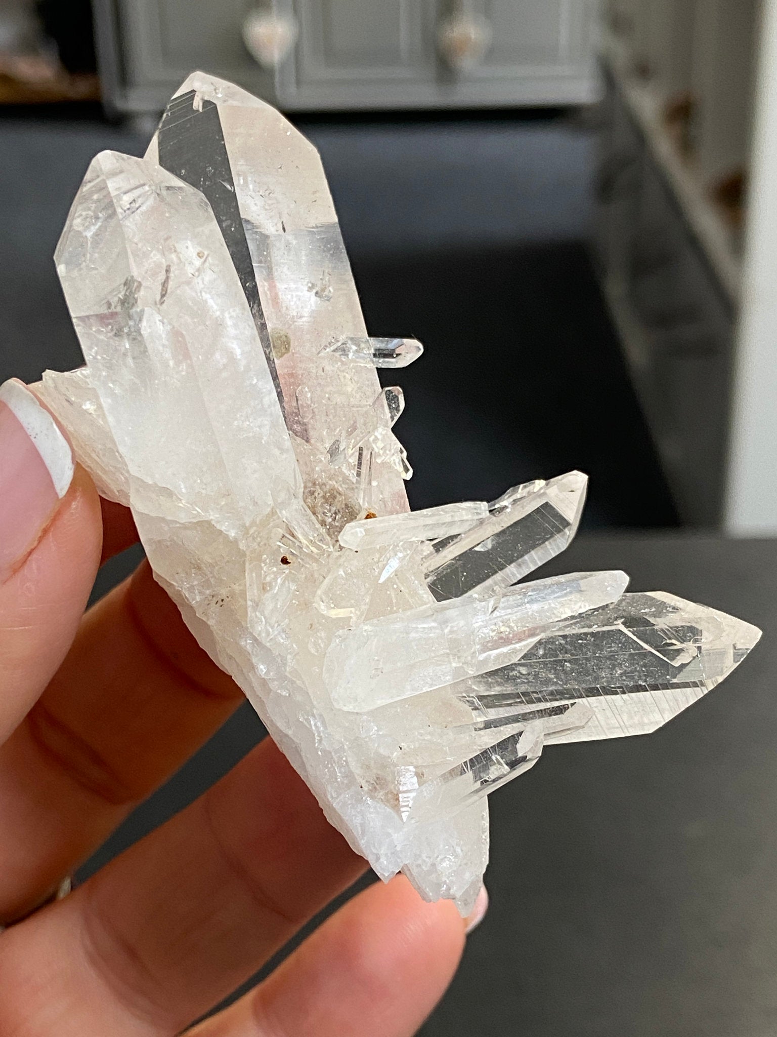 Lemurian Light Quartz Cluster