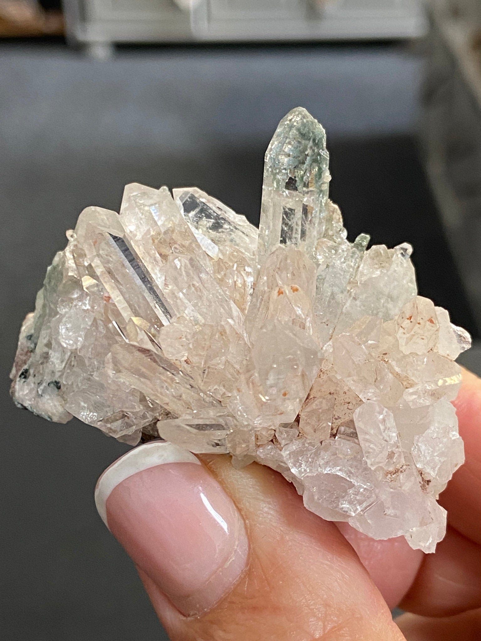 Sacred Pink Lemurian Cluster with Fuchsite