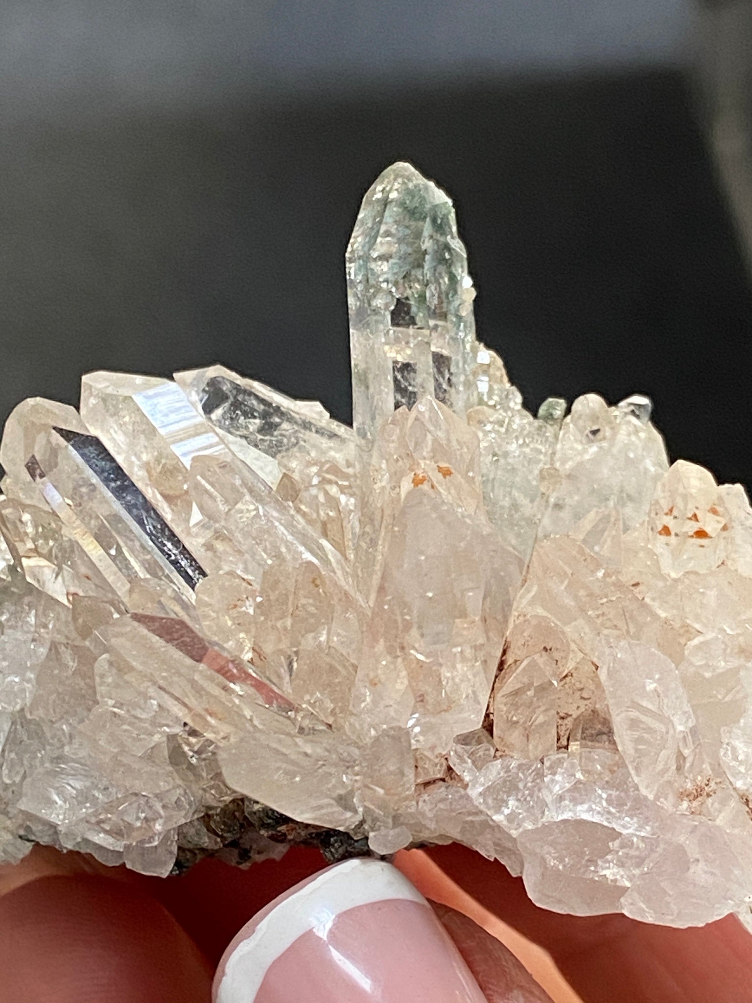 Sacred Pink Lemurian Cluster with Fuchsite