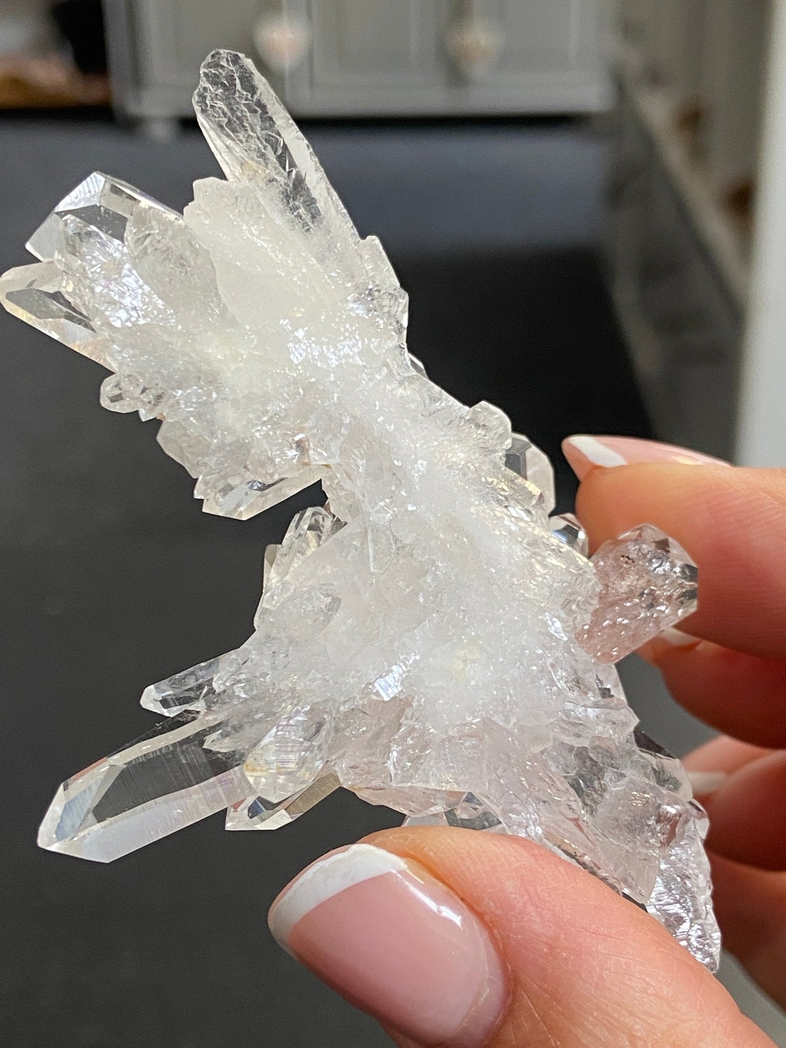Lemurian Light Starburst Quartz Cluster