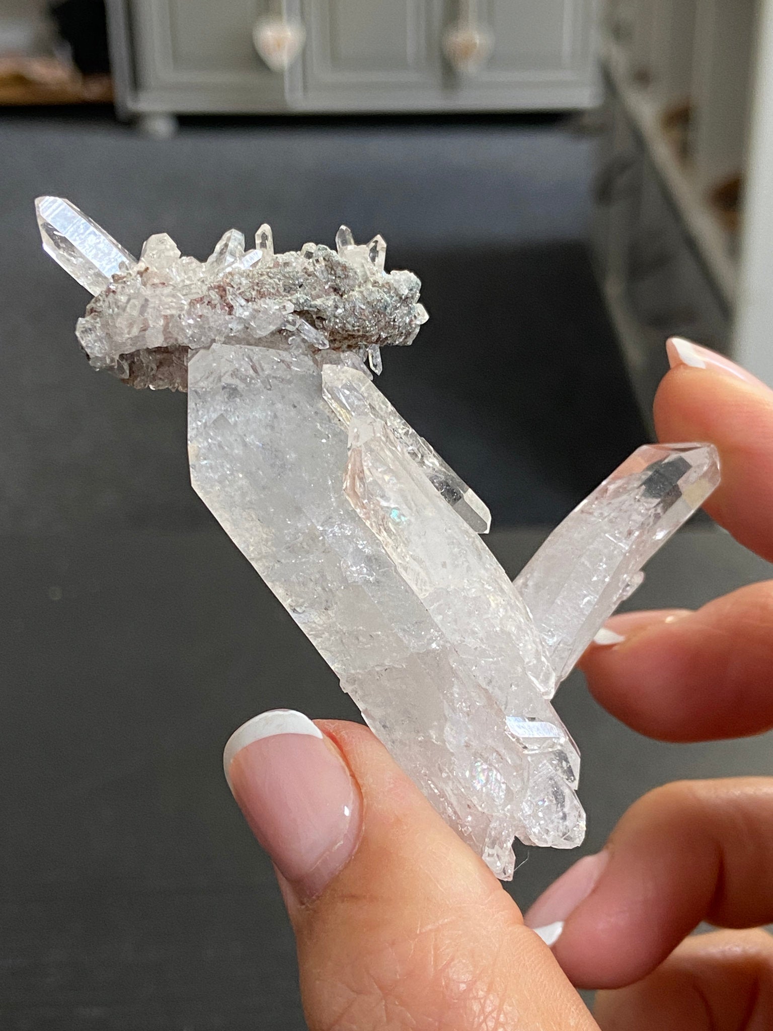 Lemurian Light Quartz Cluster