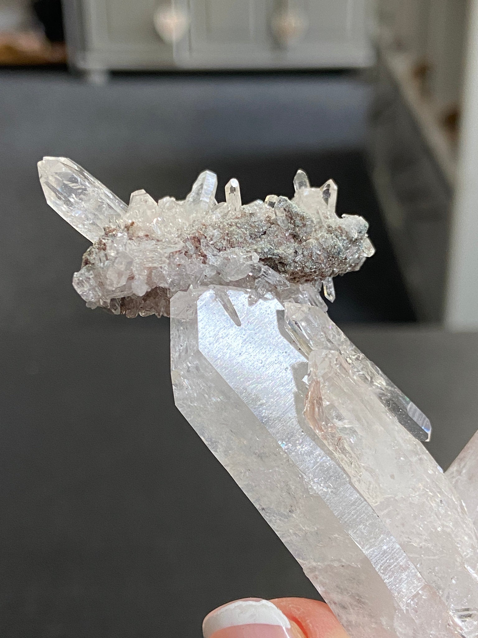 Lemurian Light Quartz Cluster