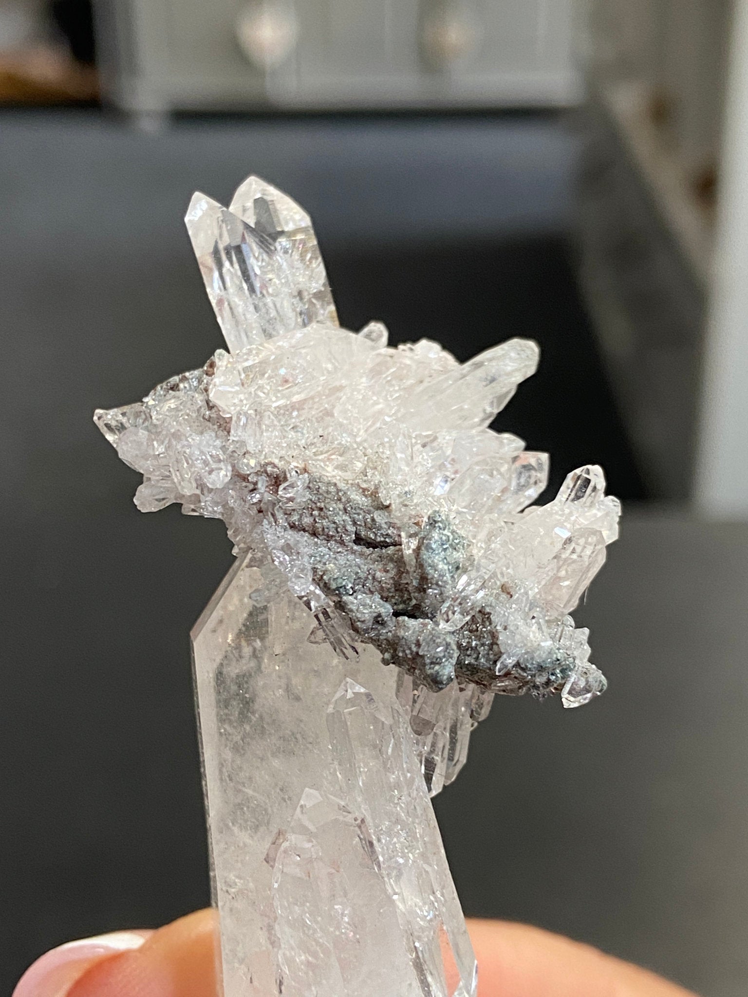 Lemurian Light Quartz Cluster