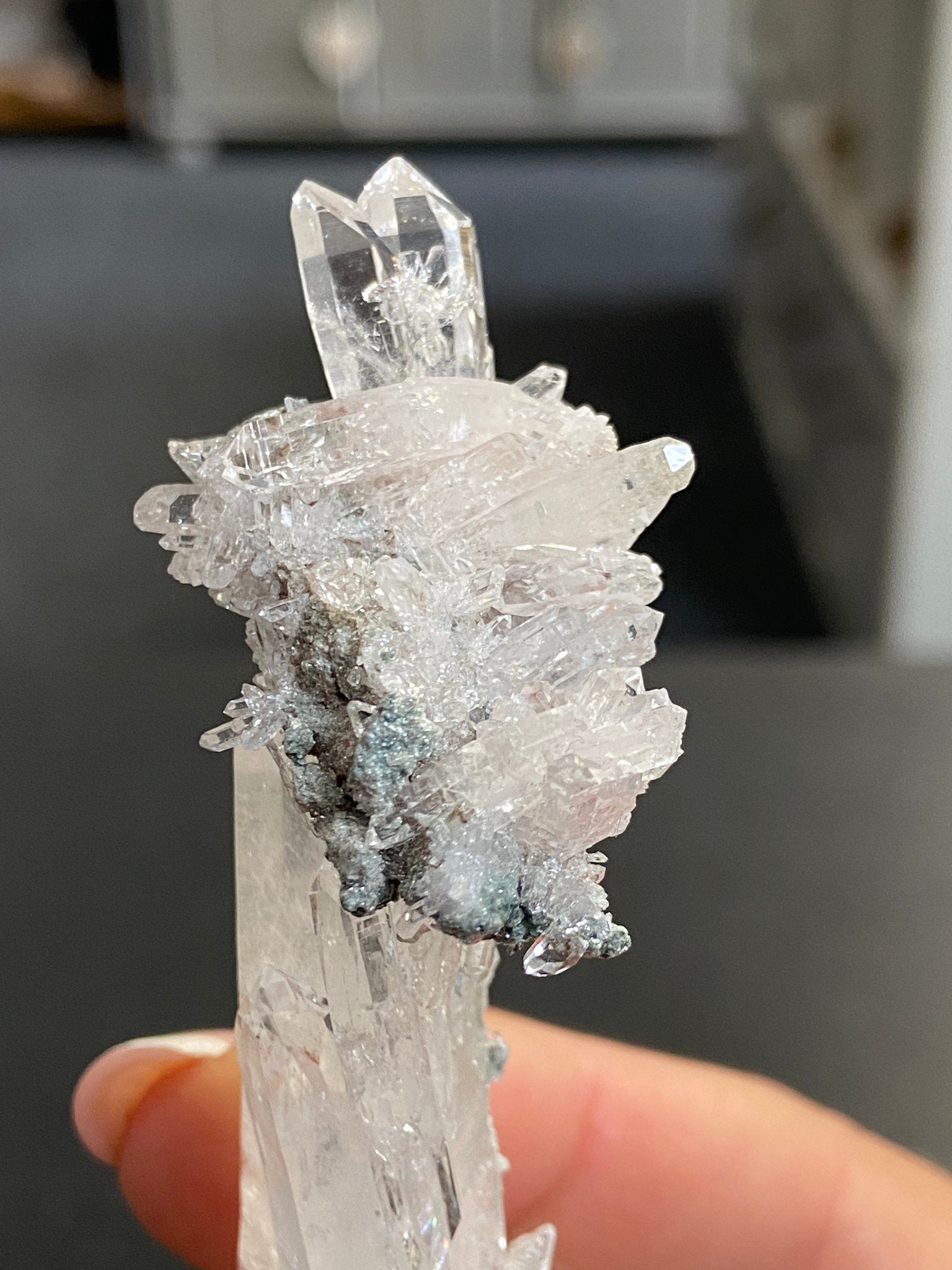 Lemurian Light Quartz Cluster