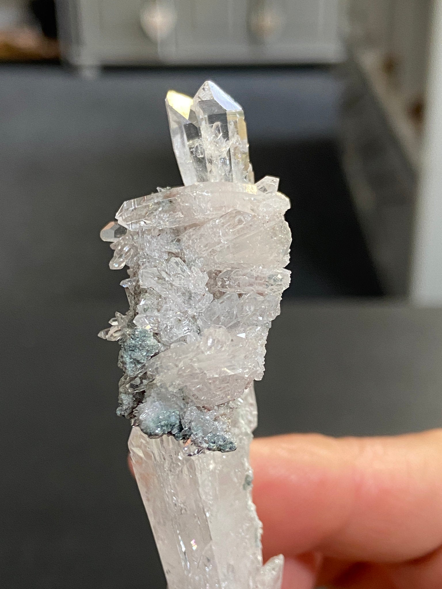 Lemurian Light Quartz Cluster
