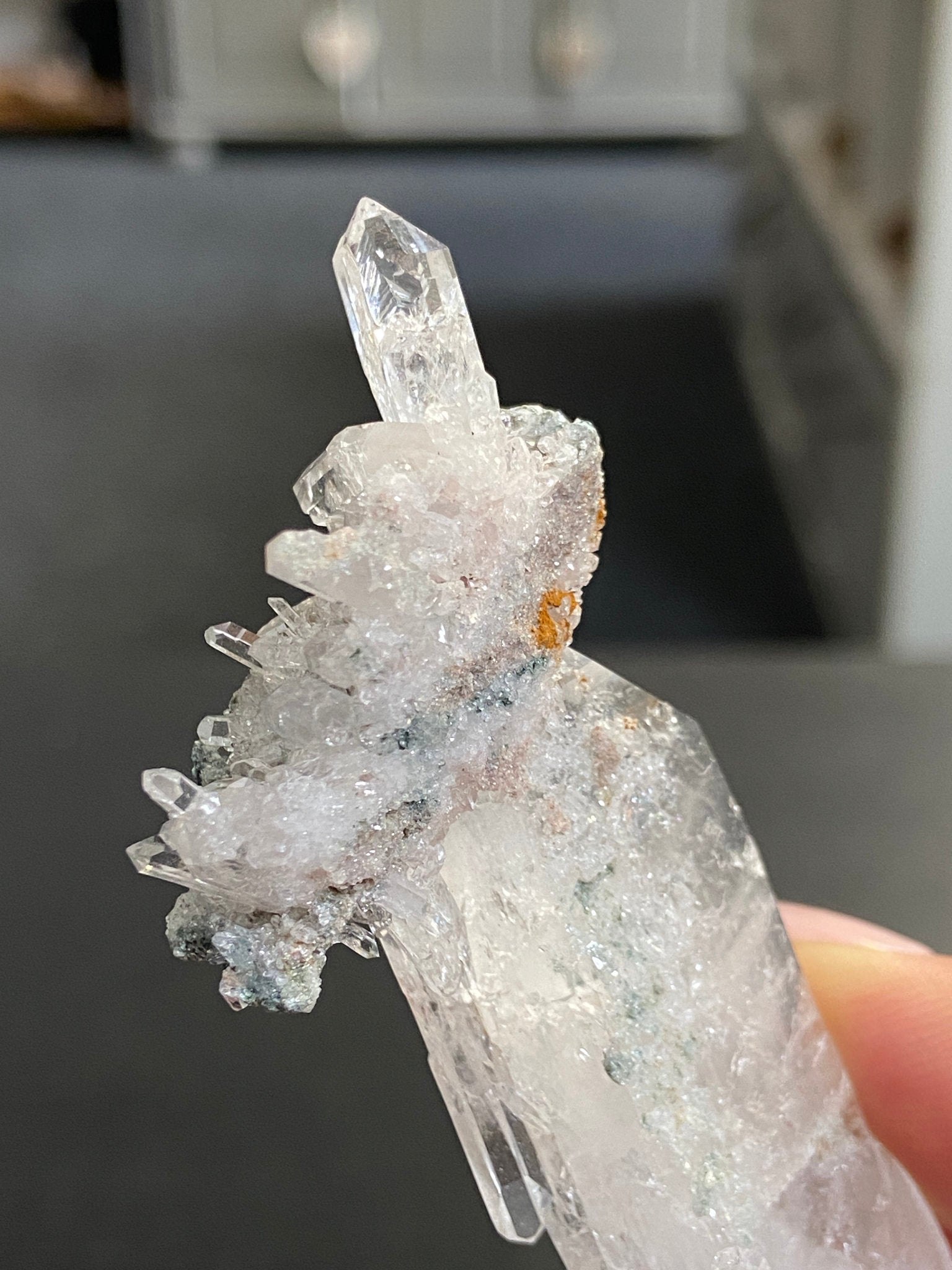 Lemurian Light Quartz Cluster