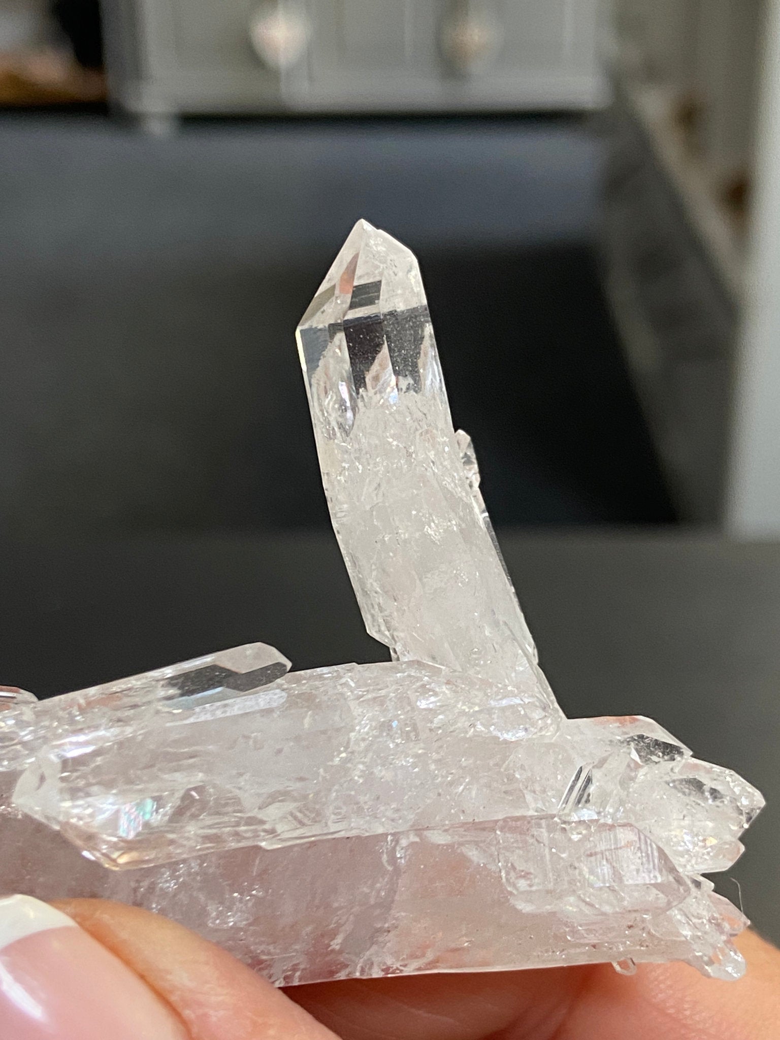 Lemurian Light Quartz Cluster