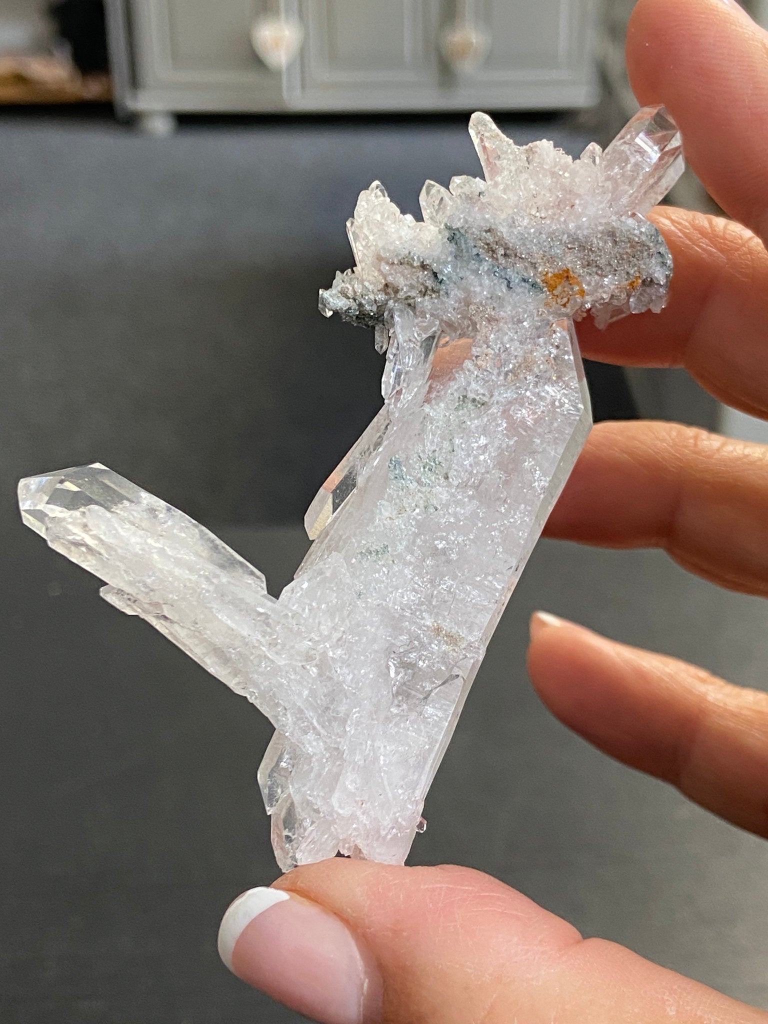 Lemurian Light Quartz Cluster