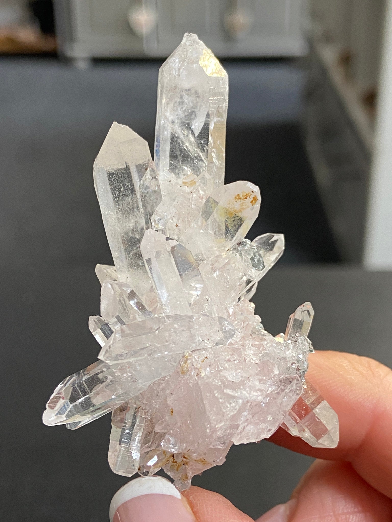 Lemurian Light Starburst Cluster with Fuchsite