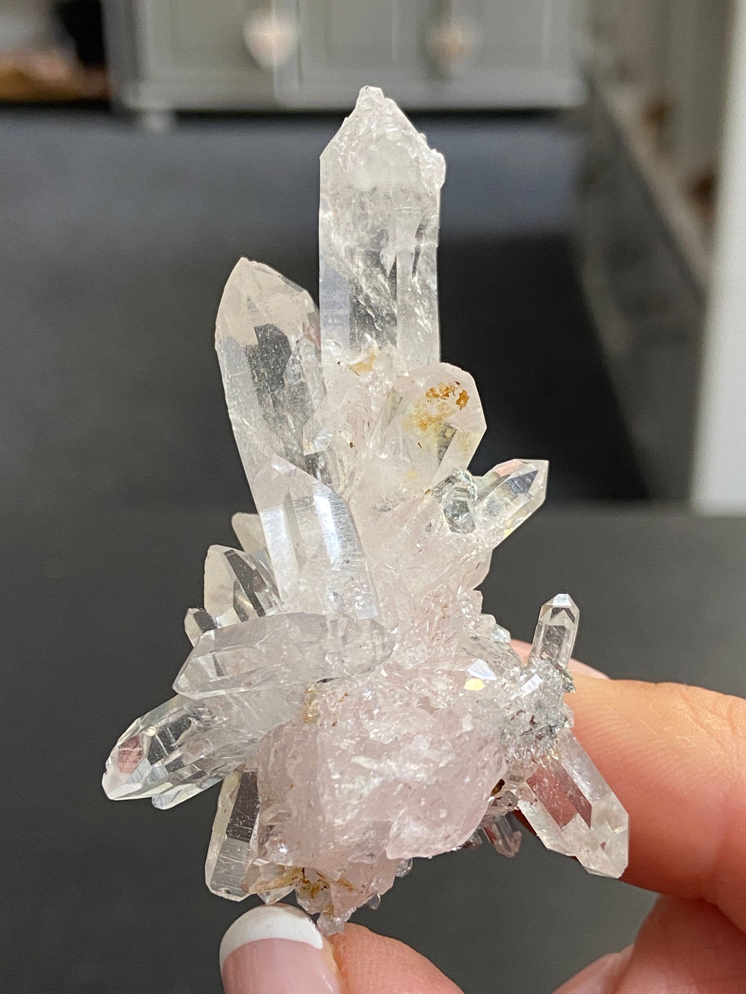 Lemurian Light Starburst Cluster with Fuchsite
