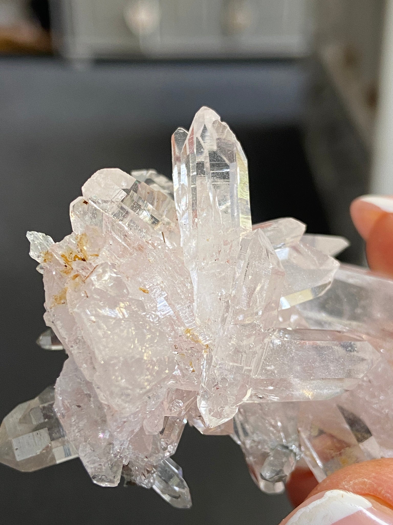 Lemurian Light Starburst Cluster with Fuchsite