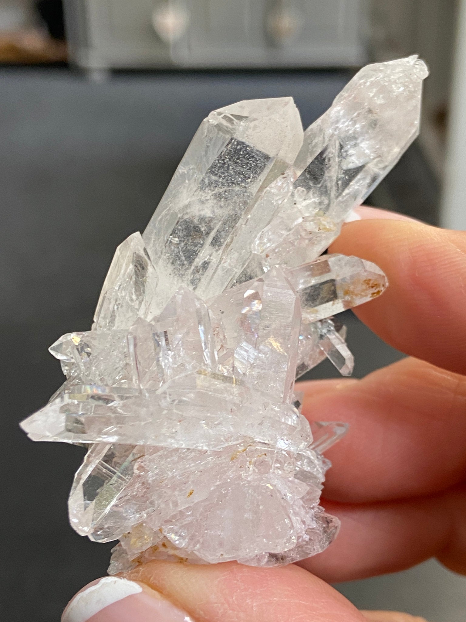 Lemurian Light Starburst Cluster with Fuchsite