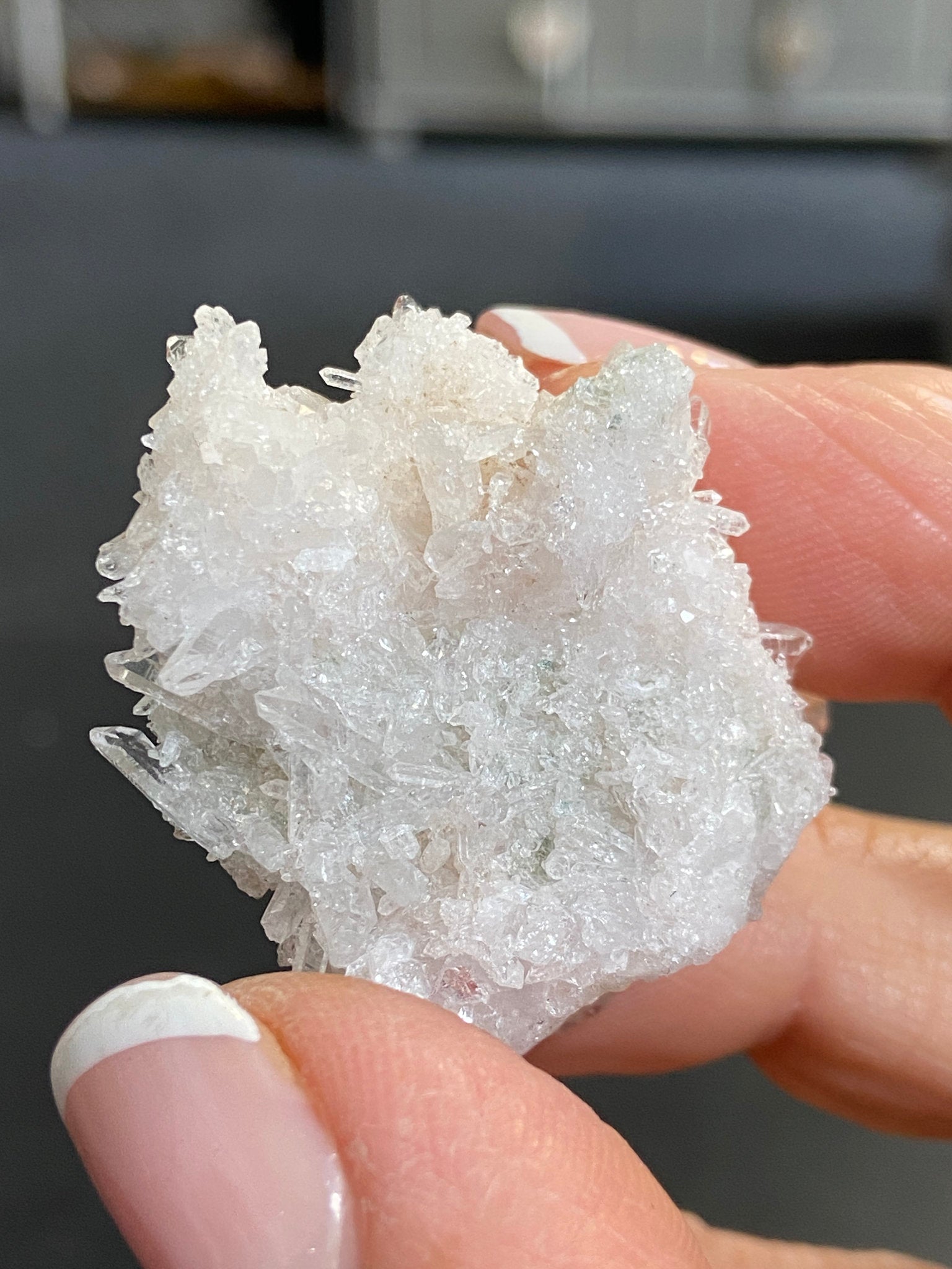 Lemurian Light Faden Quartz Cluster