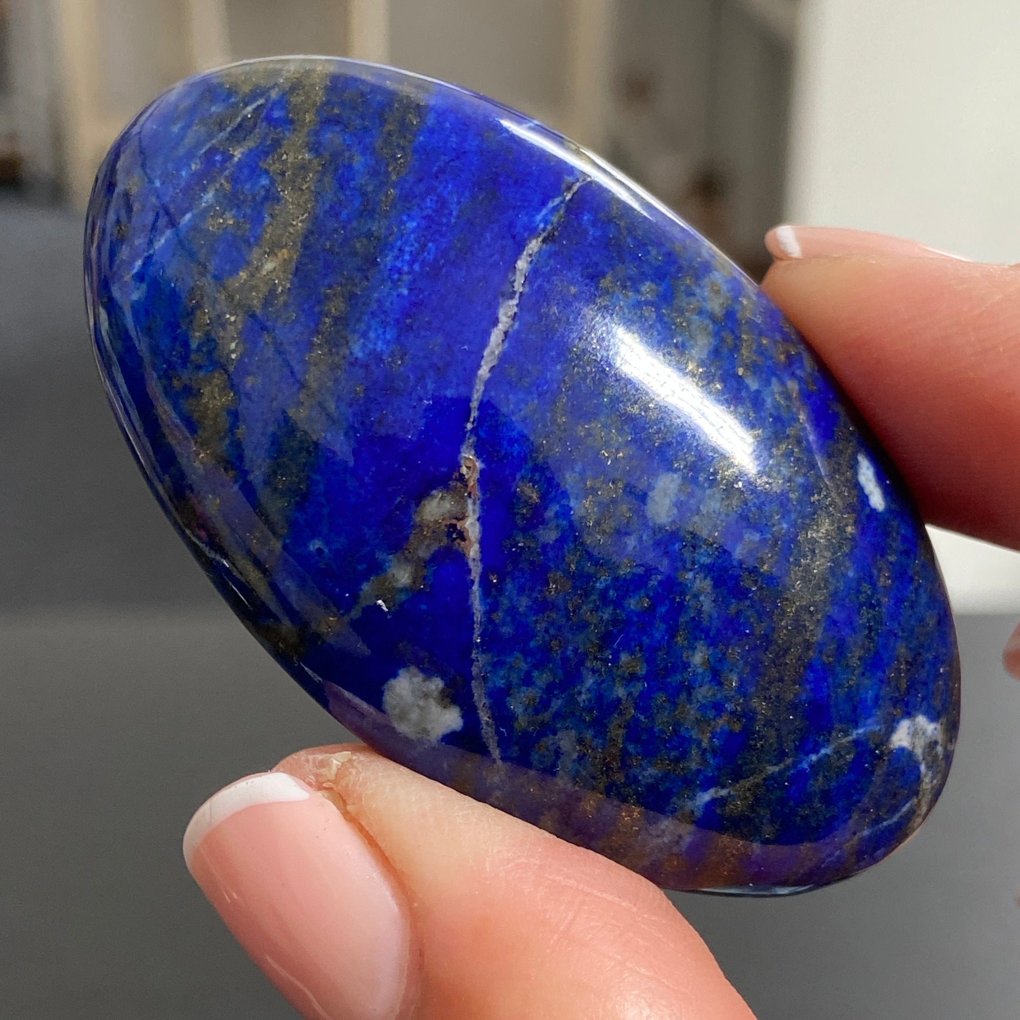 Lapis Lazuli Palmstone – Mine 4 - Afghanistan