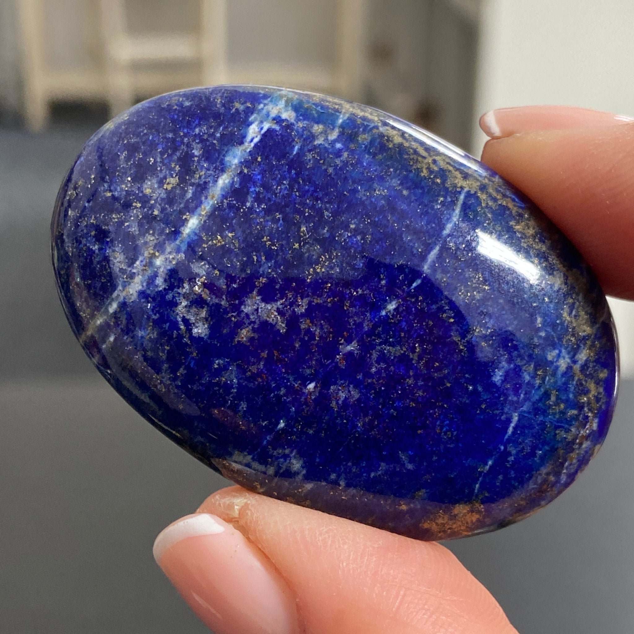 Lapis Lazuli Palmstone – Mine 4 - Afghanistan