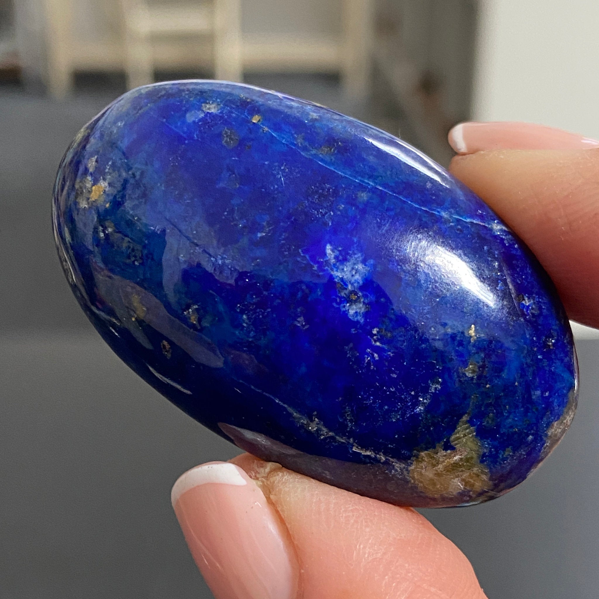 Lapis Lazuli Palmstone – Mine 4 - Afghanistan