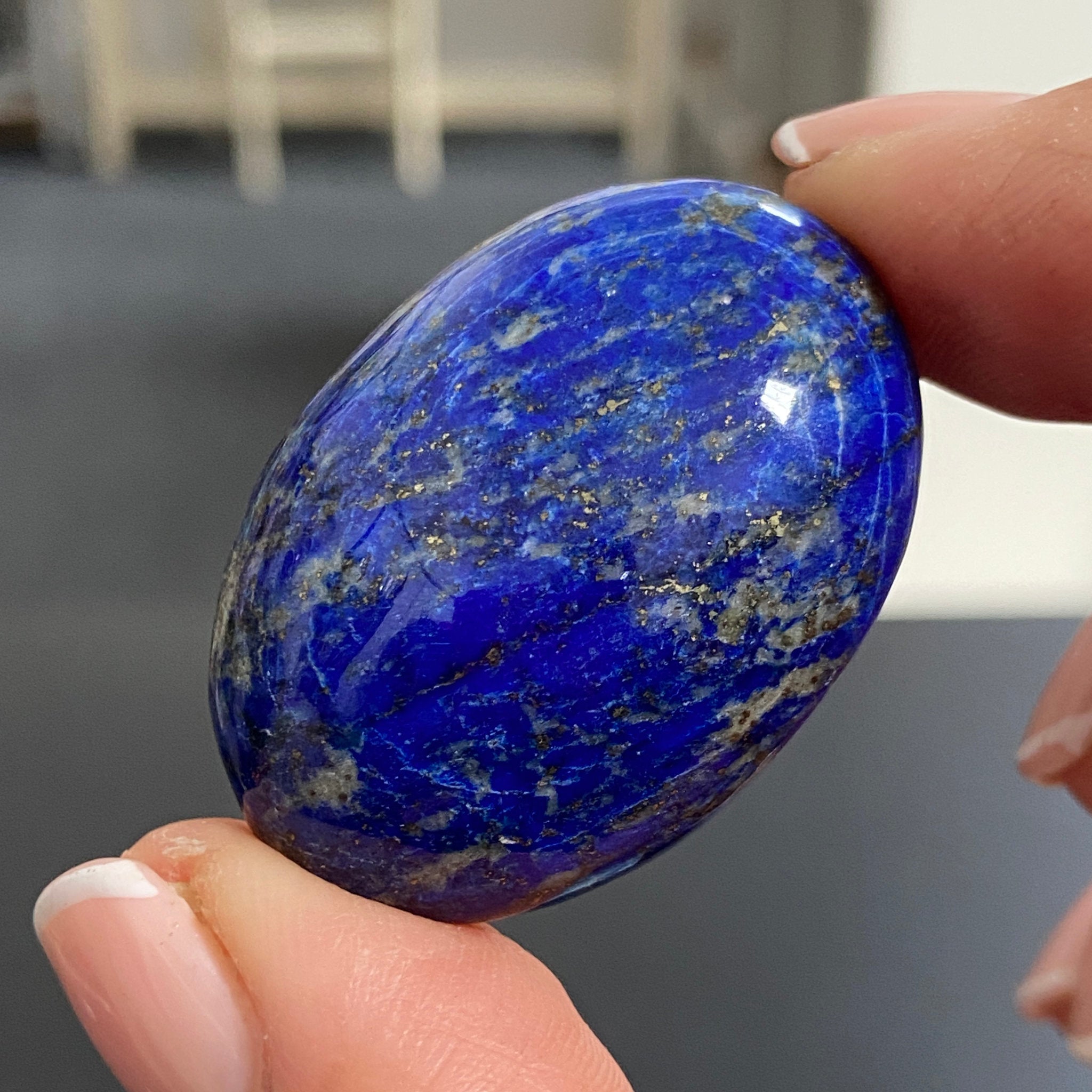 Lapis Lazuli Palmstone – Mine 4 - Afghanistan